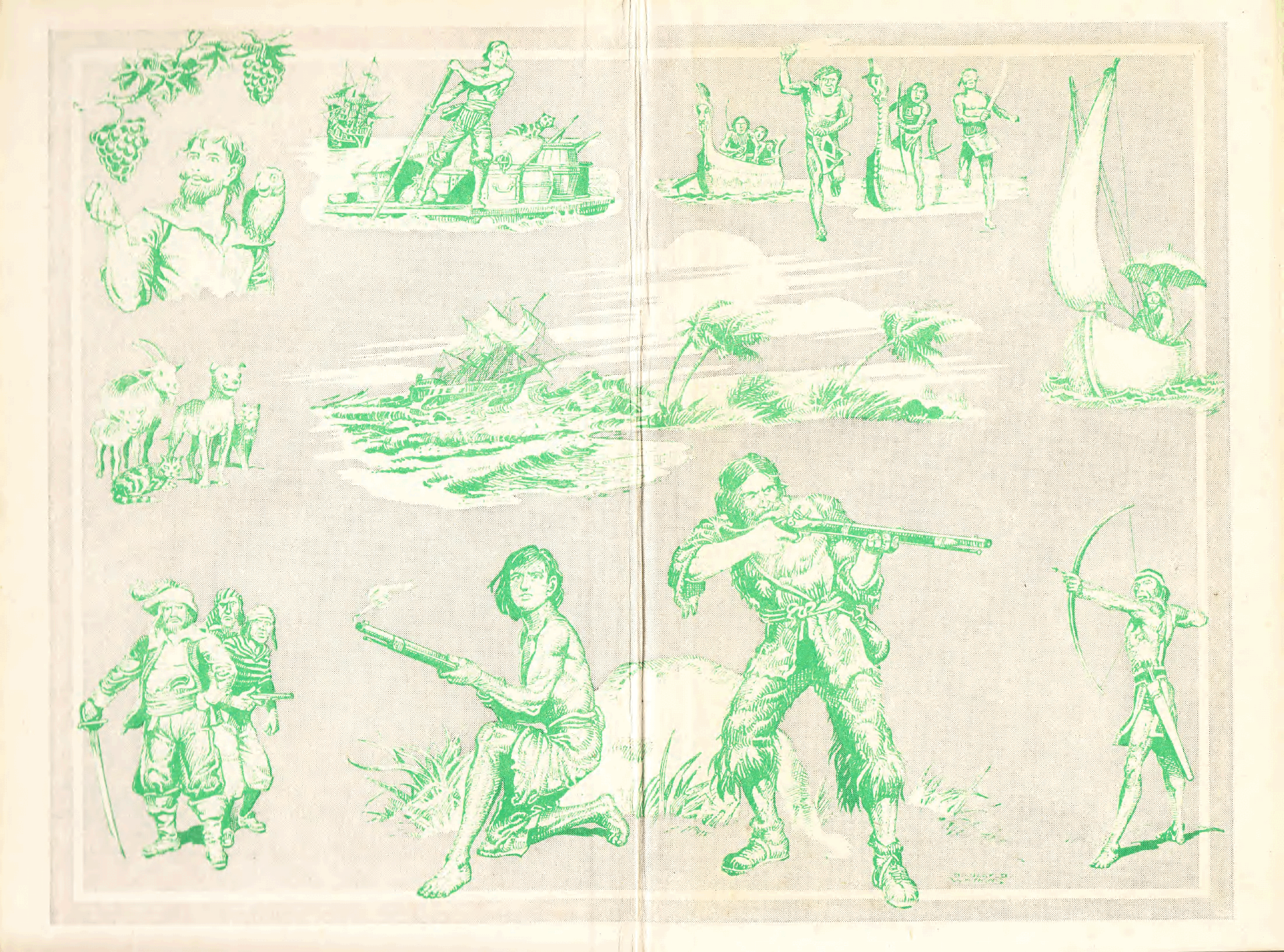 The Story Of Robinson Crusoe - Told In Pictures (1952) (Dudley Watkins).pdf,第3页预览