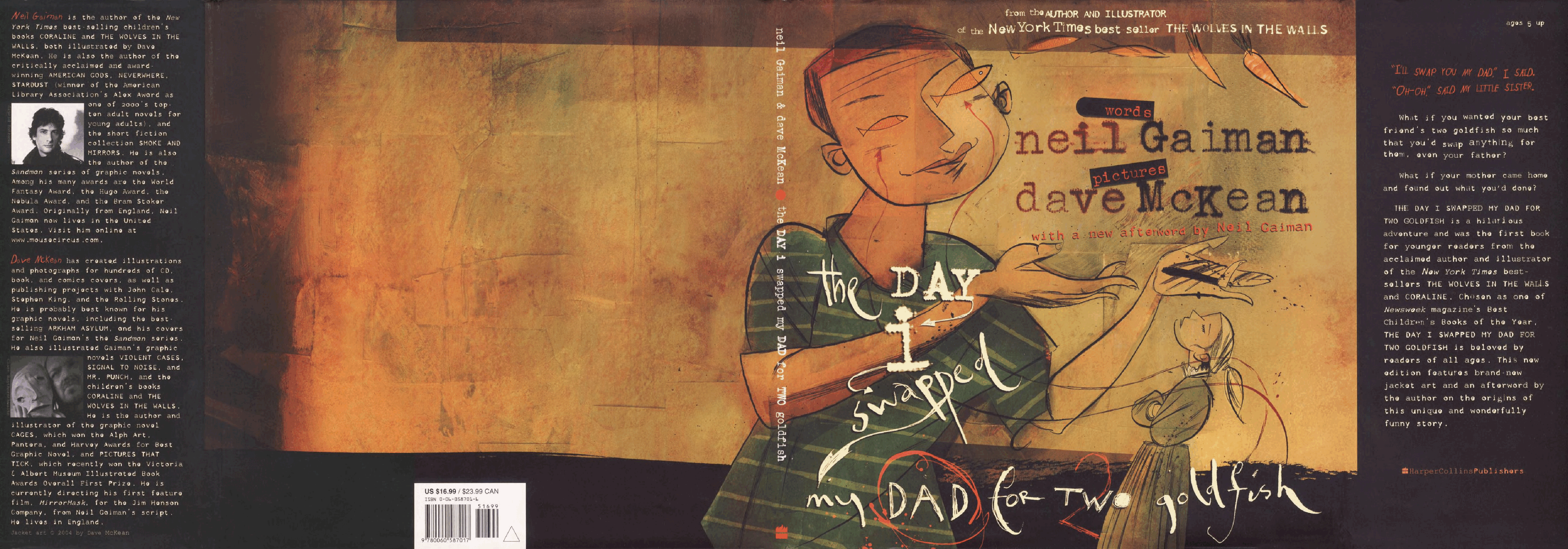 The Day I Swapped My Dad For Two Goldfish (HarperCollins) (2004) (Gaiman & McKean).pdf,第1页预览
