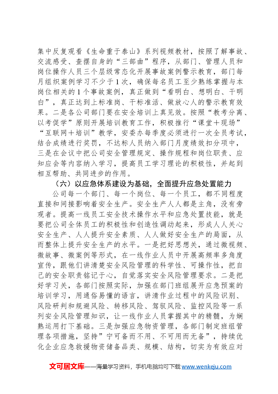 xx公司2024年安全生产和环境保护工作要点.docx,第4页预览