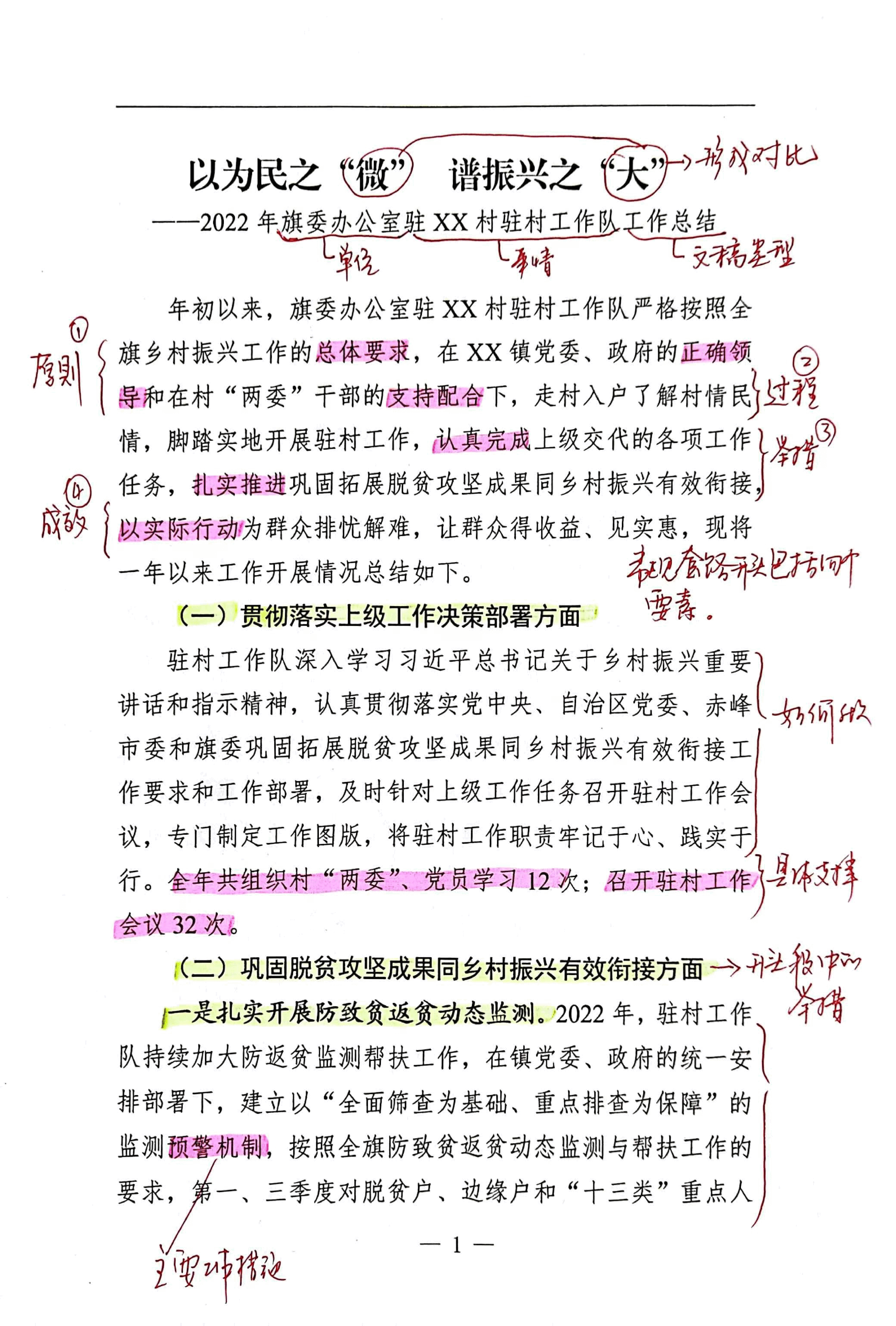 【解析】2022年旗委办公室驻xxx村驻村工作队工作总结.pdf,第1页预览