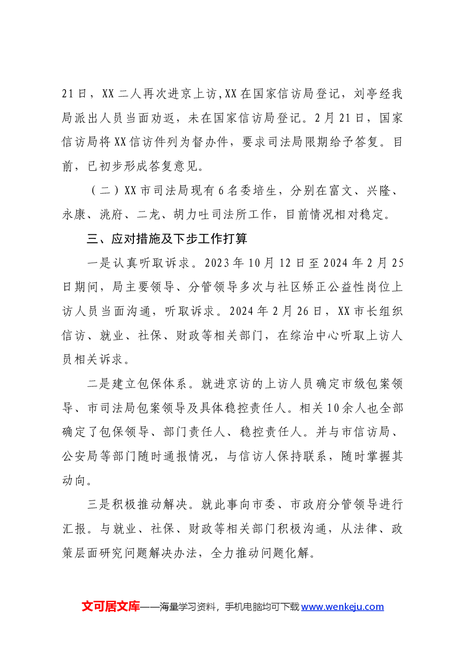 全国“两会”安保维稳工作汇报.docx,第3页预览