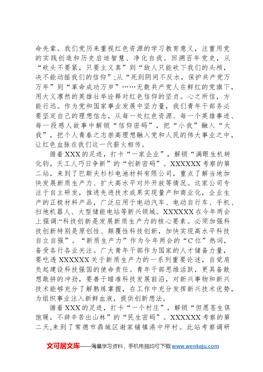(4篇)2024年学习湖南考察调研重要讲话精神心得体会研讨发言材料.docx,第4页预览
