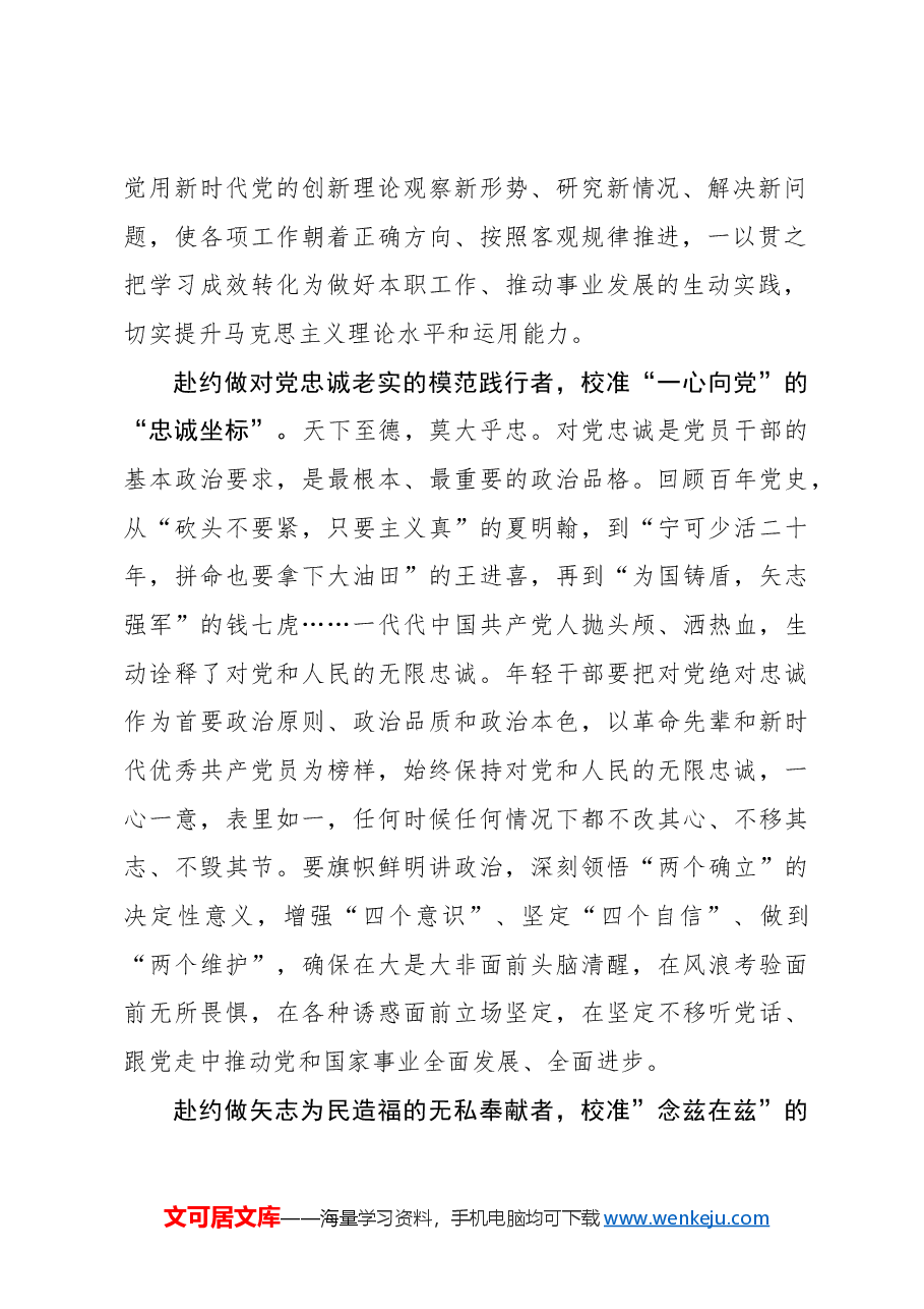 心得体会:赴约“五个自觉” 校准“奋进坐标”.docx,第2页预览