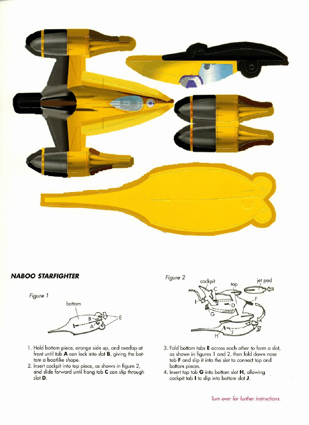 Star Wars Episode 1 - Micro Vehicle Punch Outs (Random House) (1999).pdf,第4页预览