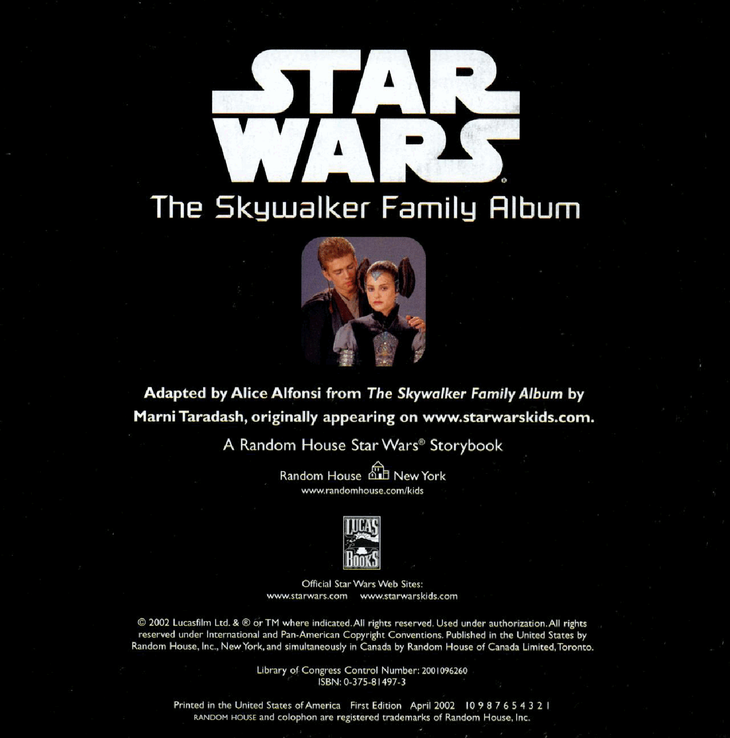 Star Wars - The Skywalker Family Album (Random House) (2002) (plaristes-stefcuk).pdf,第3页预览