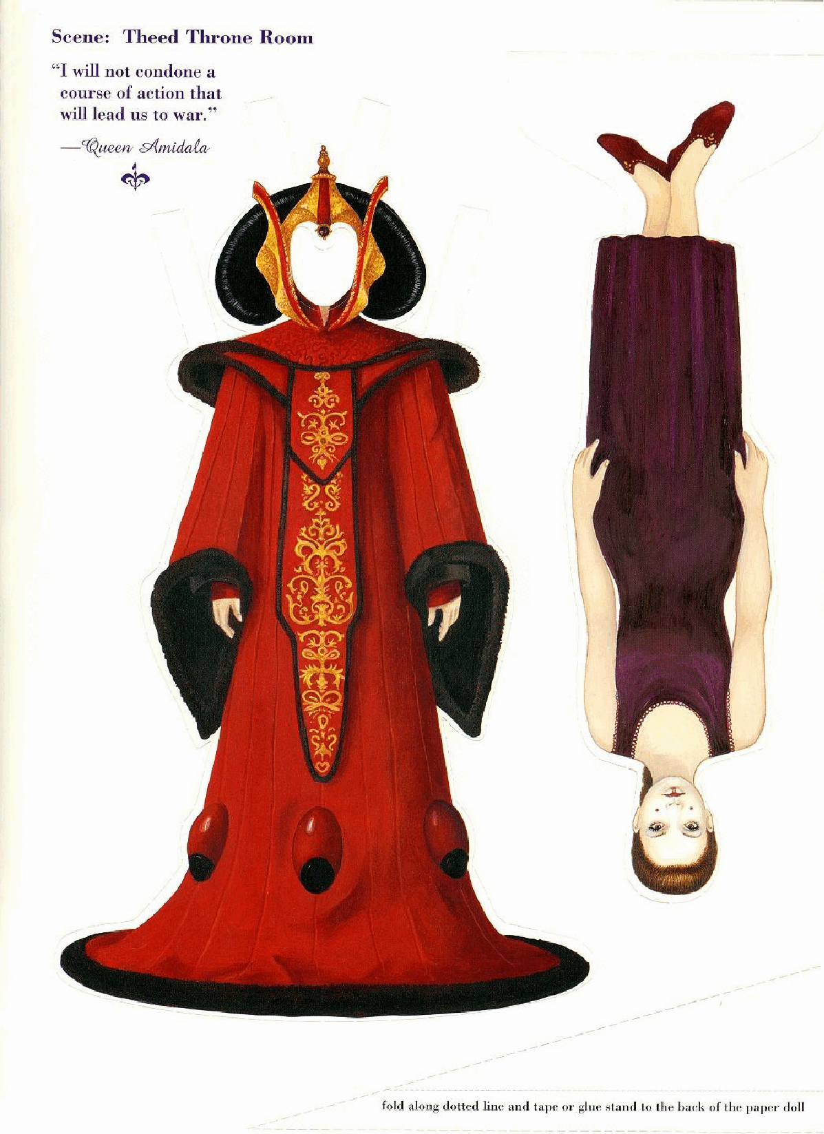Star Wars - Queen Amidala Paper Doll Book (Random House) (1999).pdf,第2页预览