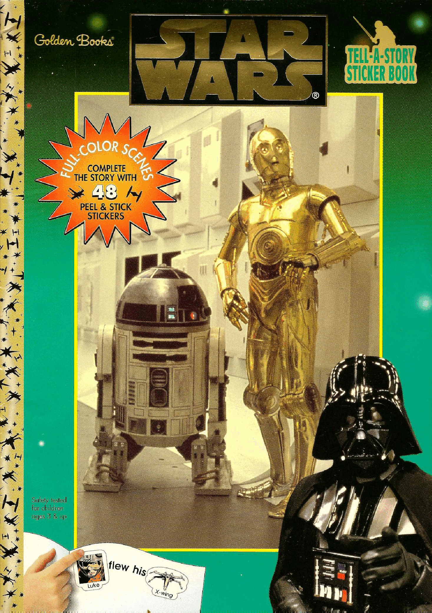 Star Wars - Tell A Story Sticker Book (Golden Books) (1997) (M--A).pdf,第1页预览