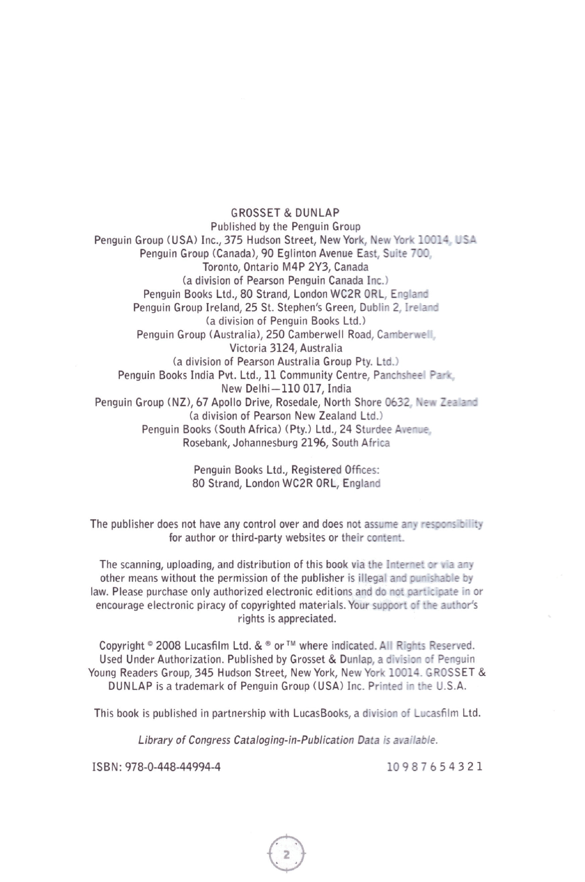 Star Wars - The Clone Wars - The New Padawan (Grosset & Dunlop) (2008) (stefcuk).pdf,第3页预览