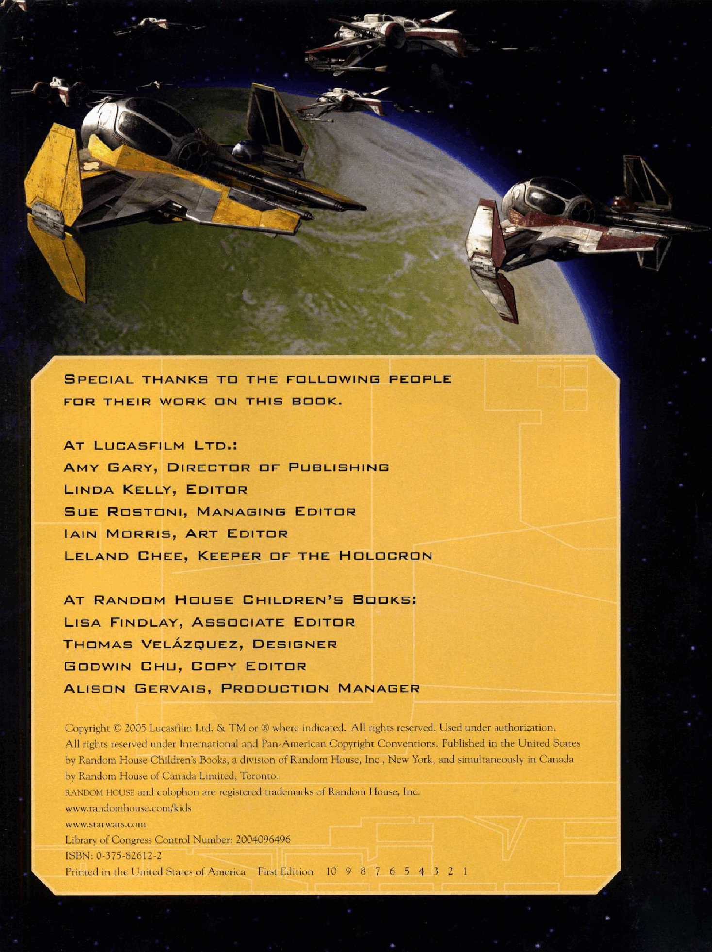 Star Wars - Revenge of the Sith The Movie Storybook (Random House).pdf,第4页预览