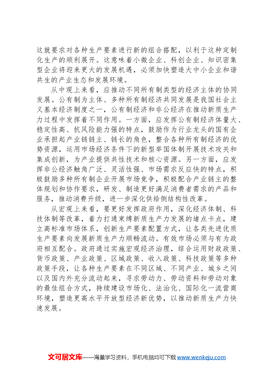 发展新质生产力要有所为有所不为.docx,第4页预览