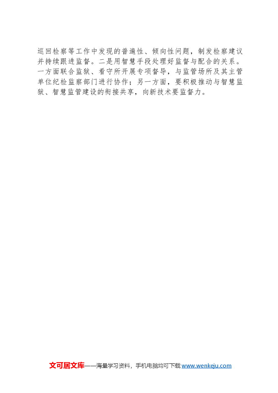 市检察院理论学习中心组学习研讨发言材料(学习两会精神).docx,第3页预览