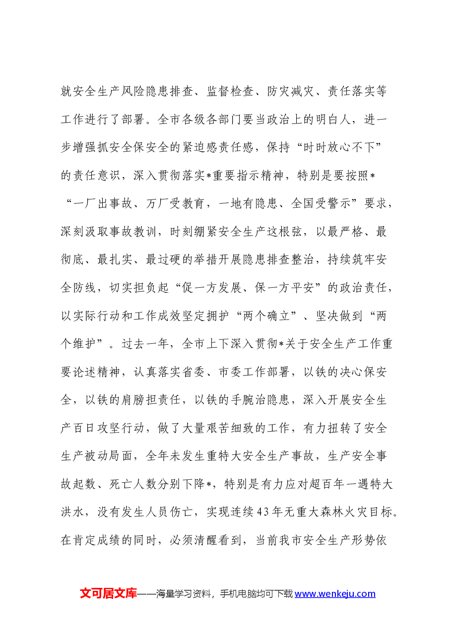 在市安委会2024年第一次会议上的讲话(安全生产).docx,第4页预览