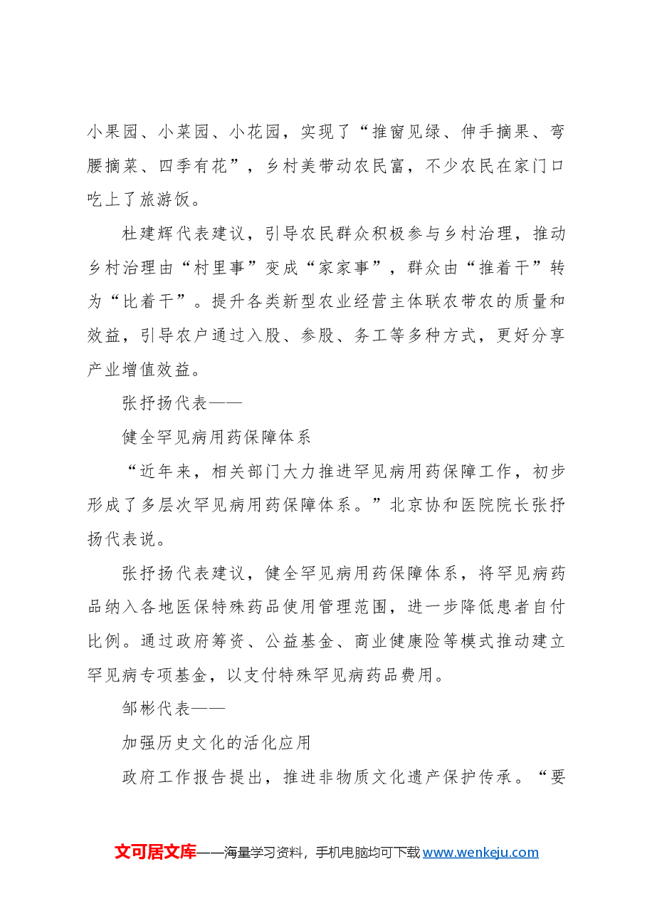 议报告，话发展.docx，第3页预览