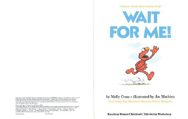 Sesame Street - Wait For Me!.pdf，第2页预览