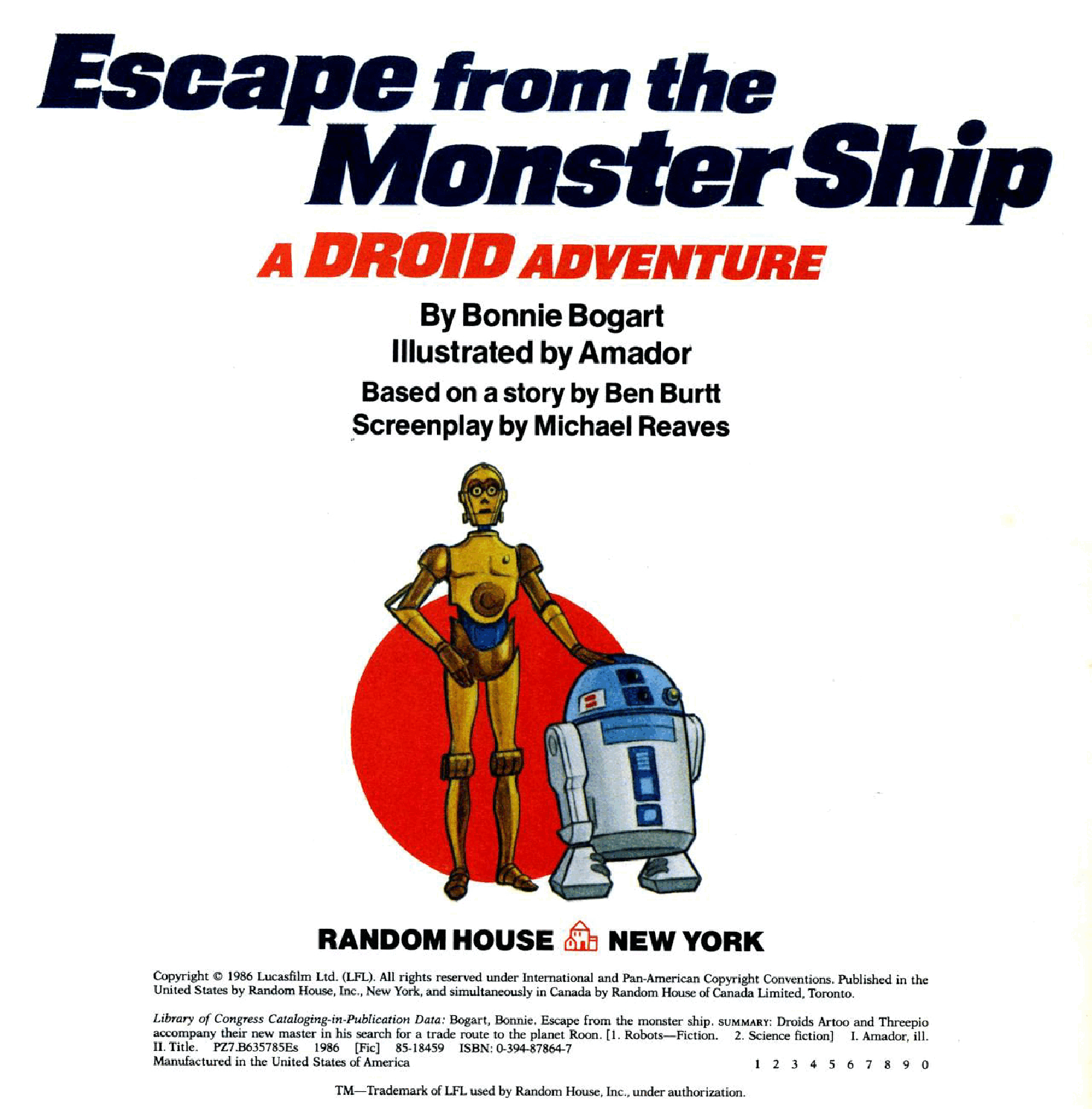 Star Wars - Escape from the Monster Ship (Random House) (1986) (plaristes-stefcuk).pdf,第2页预览