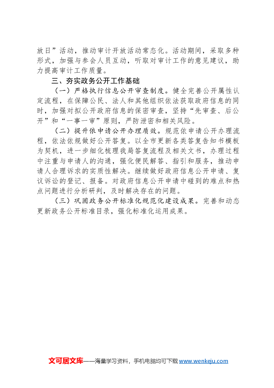 区审计局2024年政务公开工作要点.docx,第2页预览