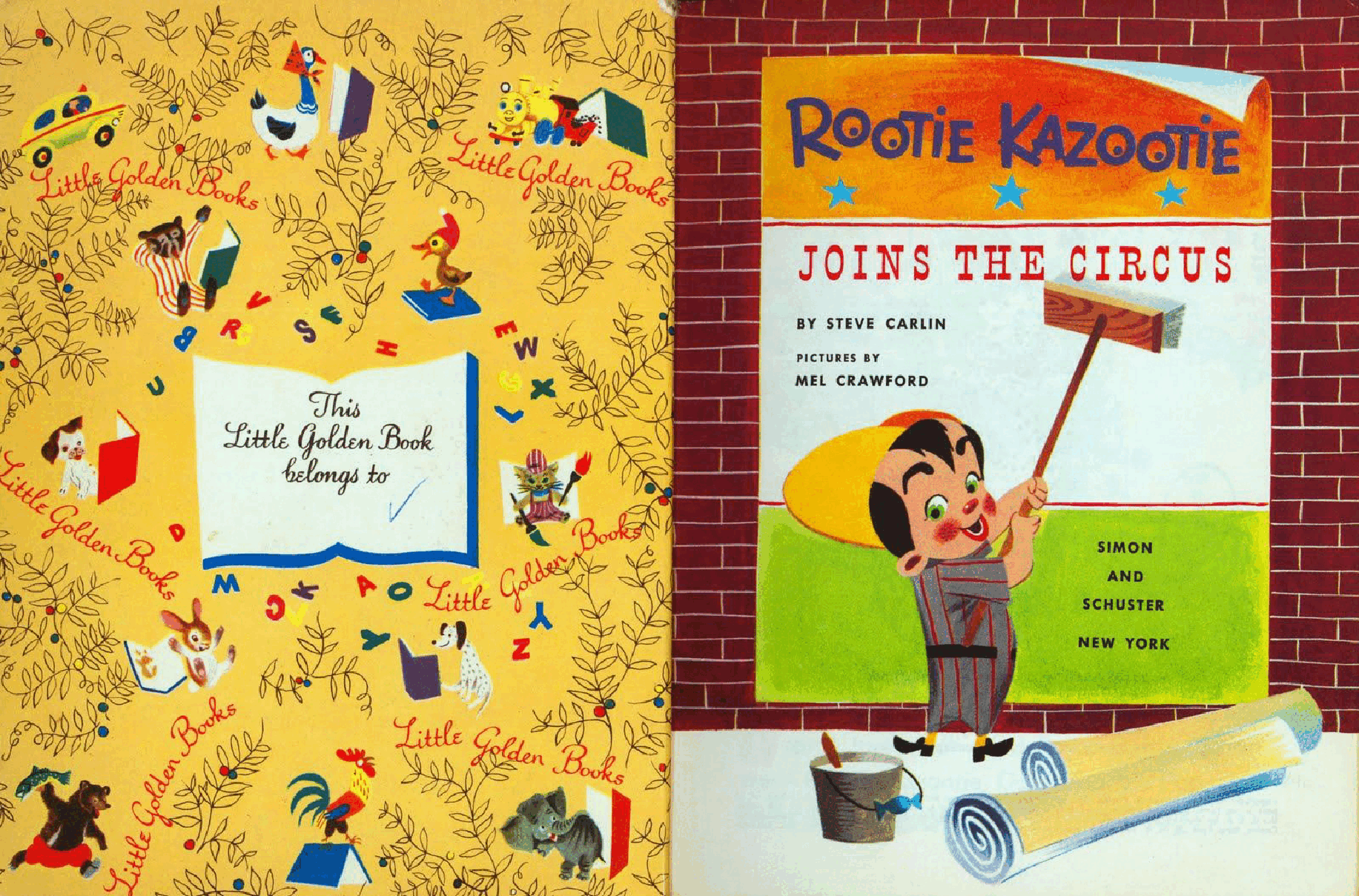 Rootie Kazootie Joins the Circus (1955) (Little Golden Book) (goldengems).pdf,第2页预览
