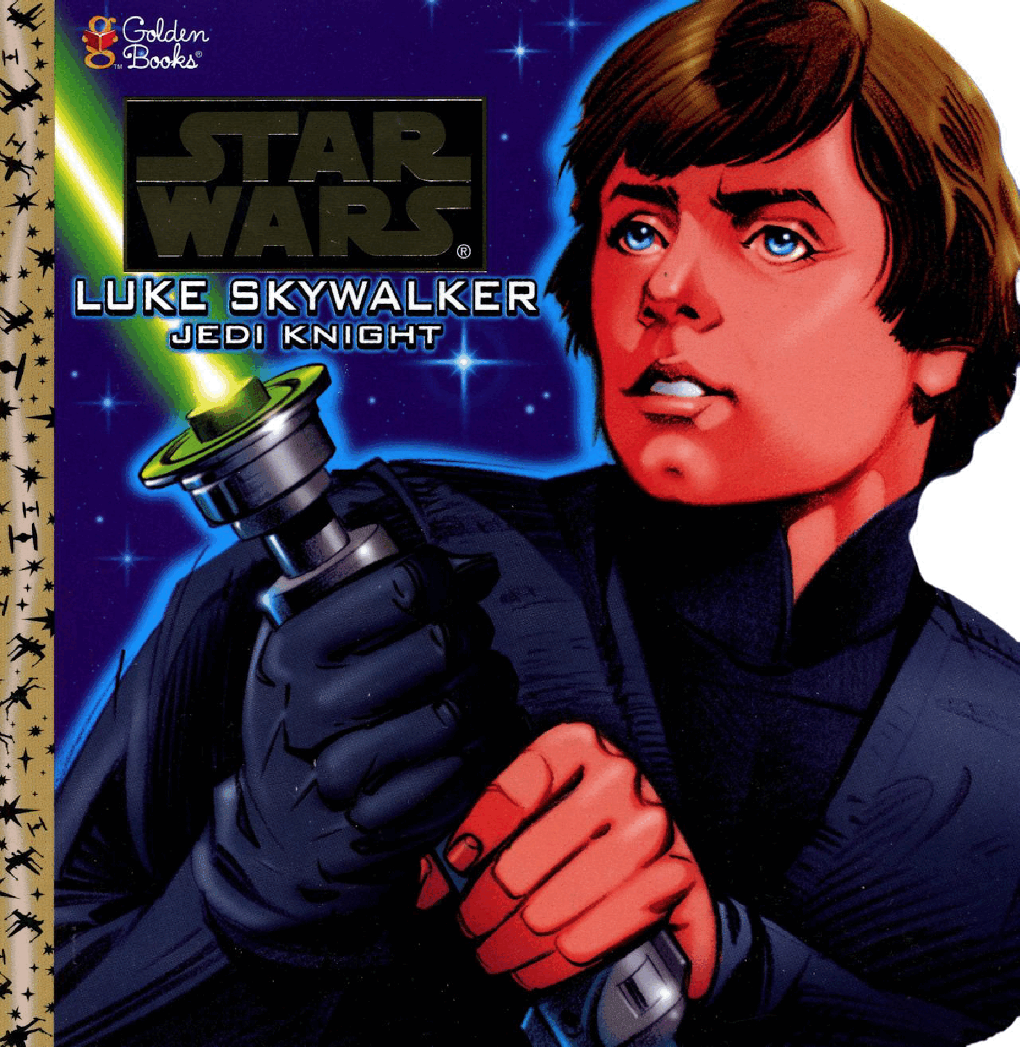 Star Wars - Luke Skywalker Jedi Knight (Golden Books) (1997) (plaristes-stefcuk).pdf,第1页预览