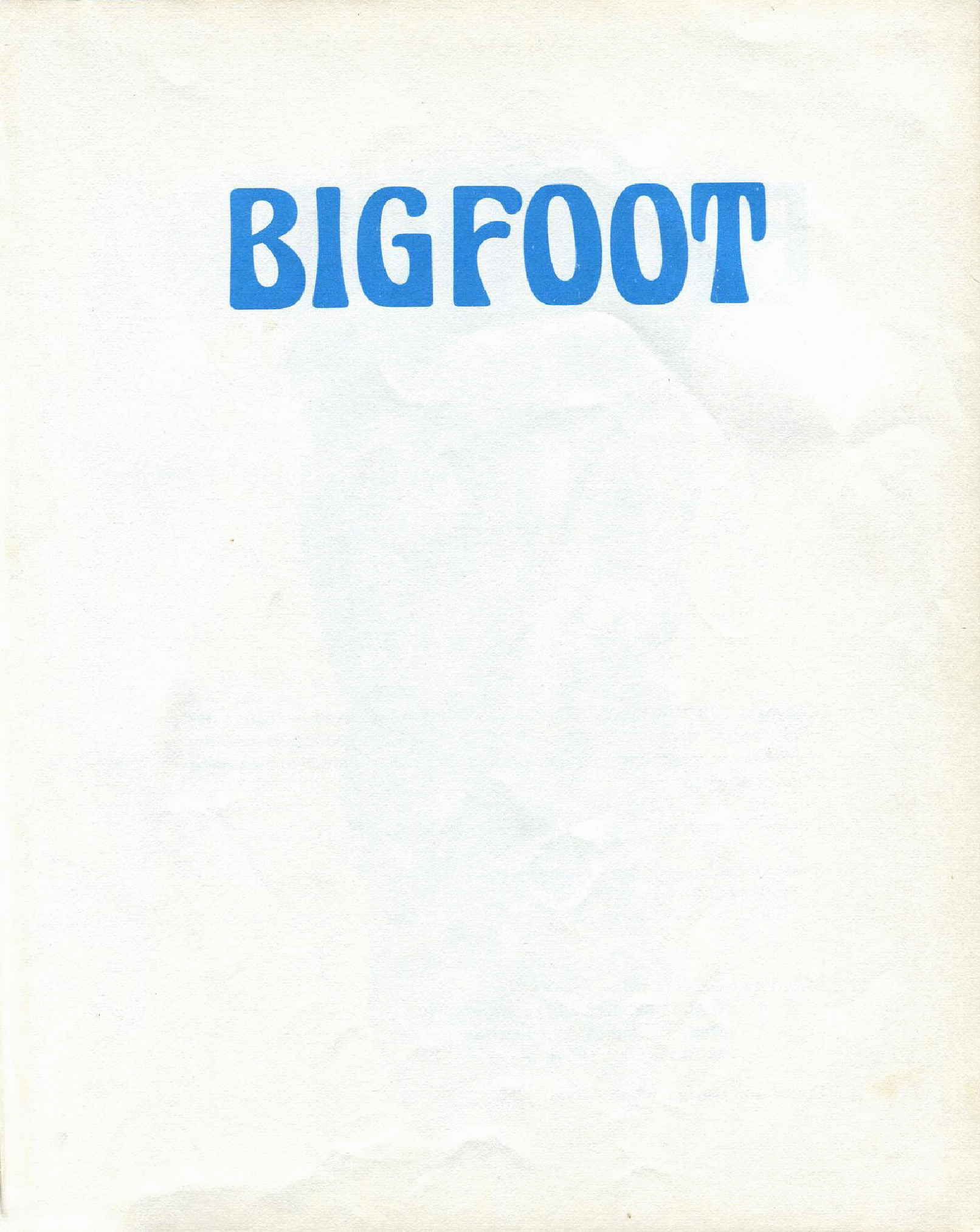 Search For The Unknown Series BIGFOOT .pdf,第4页预览