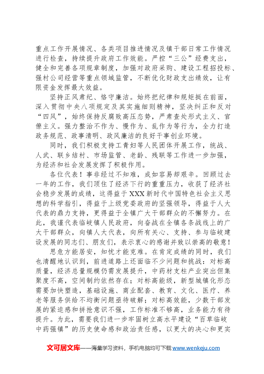 2024年临岐镇政府工作报告.docx,第4页预览