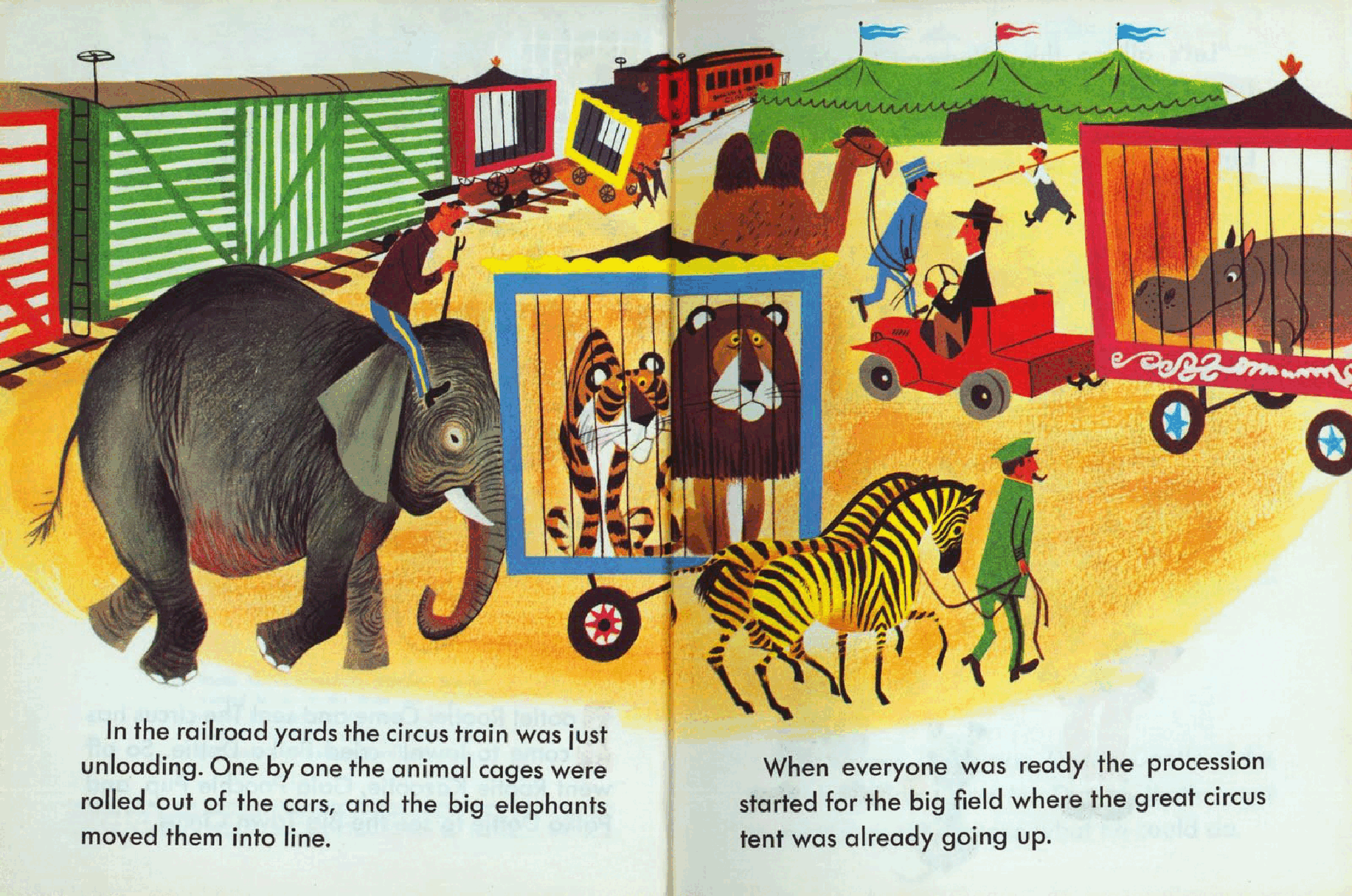Rootie Kazootie Joins the Circus (1955) (Little Golden Book) (goldengems).pdf,第4页预览