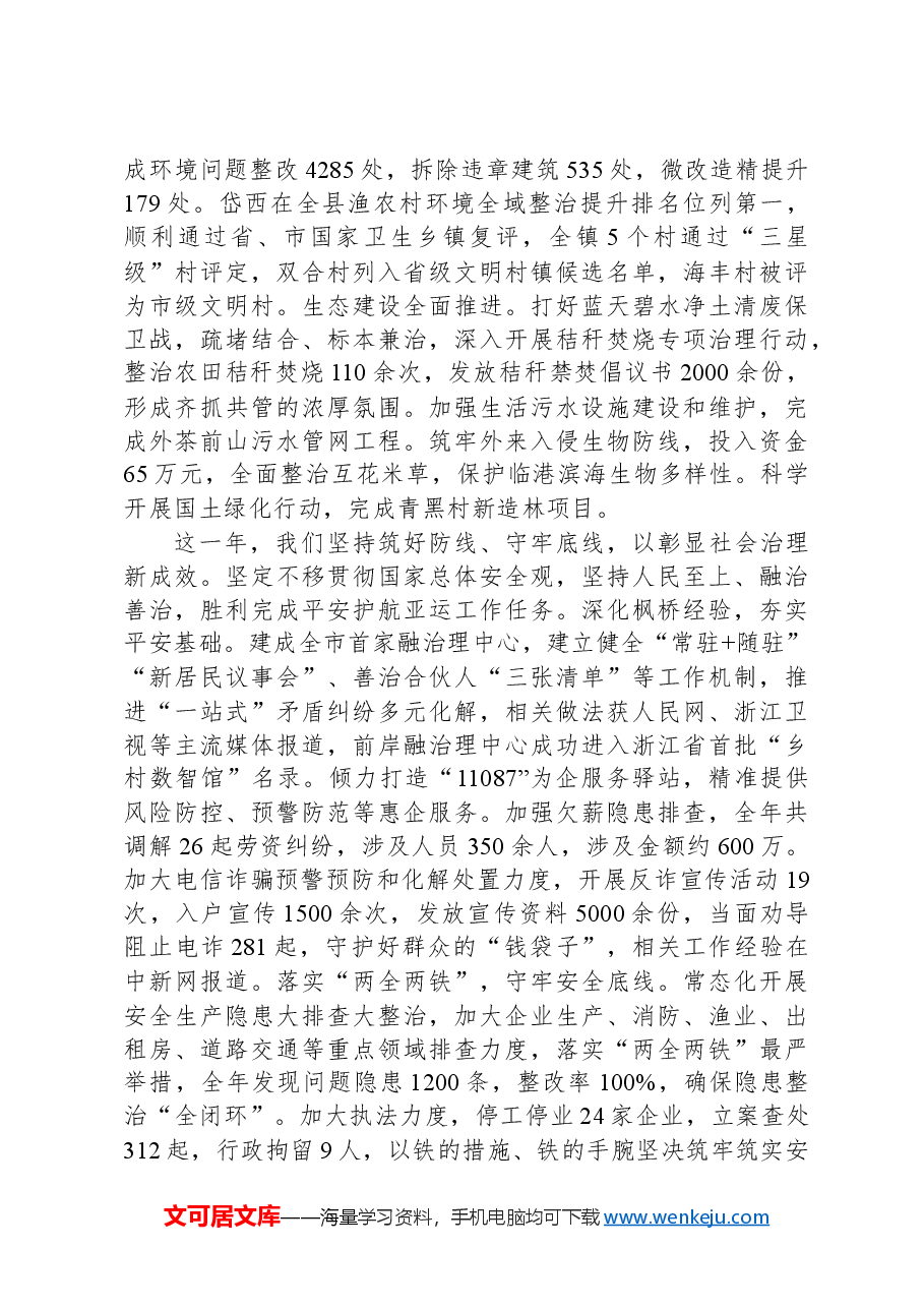 2024年岱西镇政府工作报告.docx,第4页预览