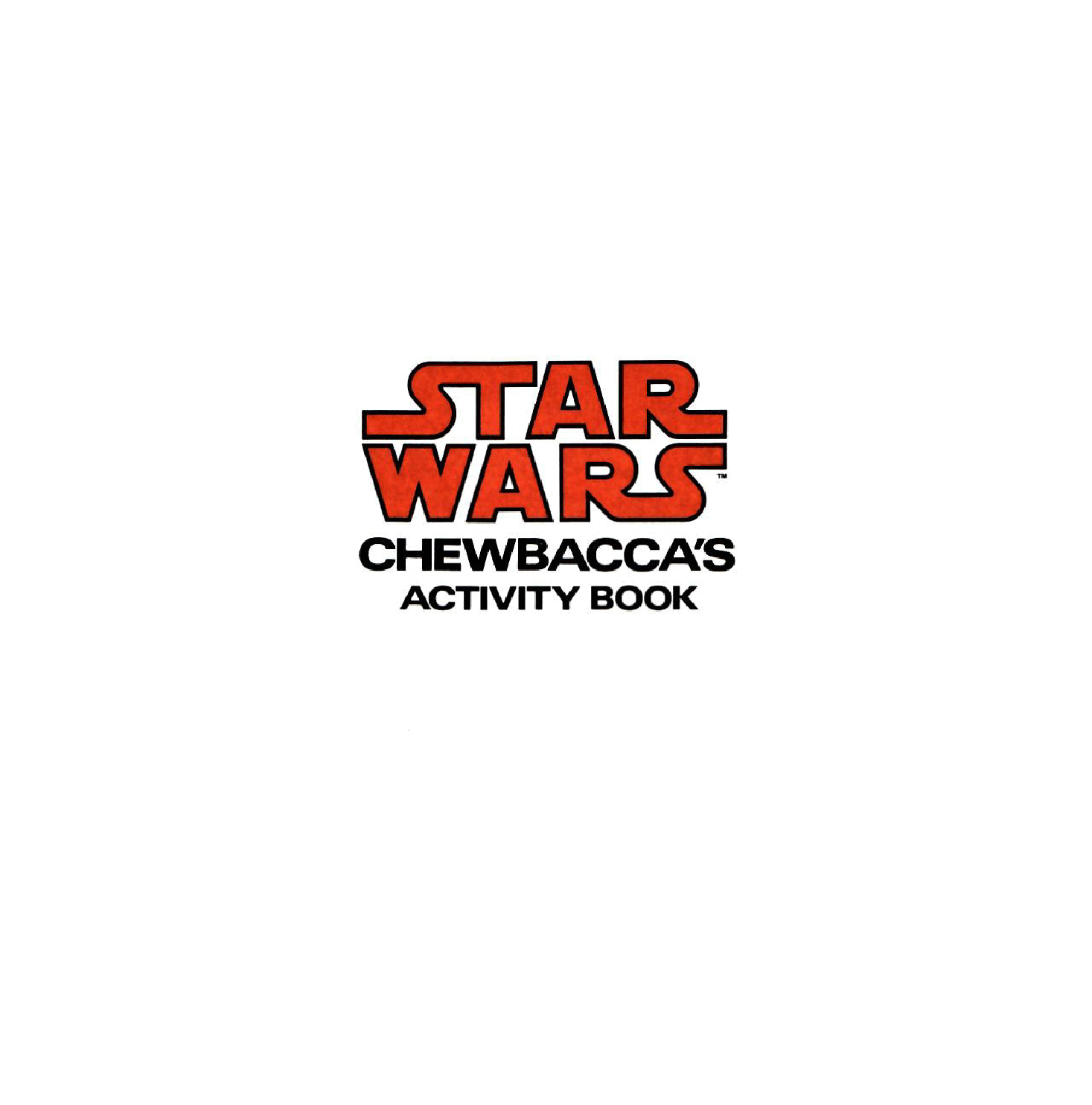 Star Wars - Chewbacca's Activity Book (Random House) (1979) (stefcuk).pdf，第2页预览