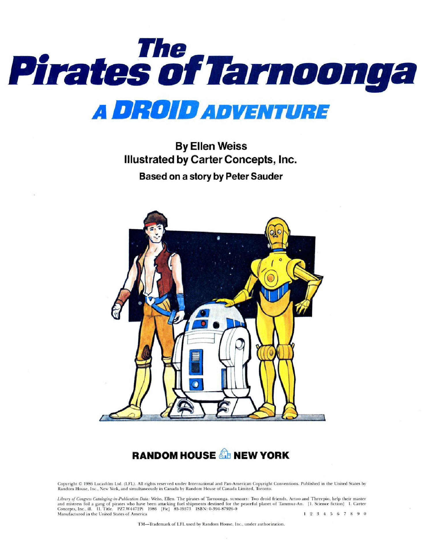 Star Wars - A Droid Adventure - The Pirates of Tarnoonga (Random House).pdf，第2页预览