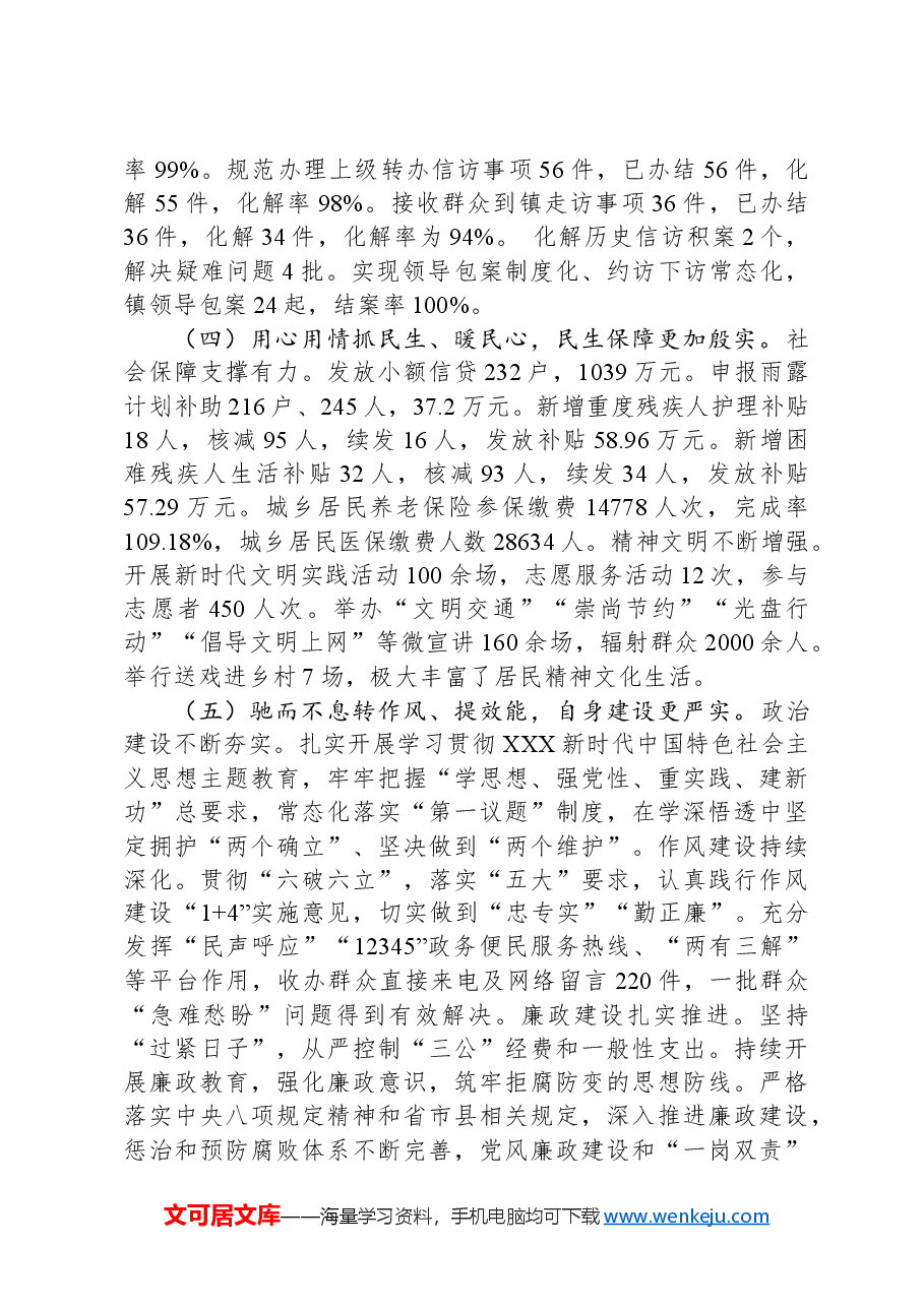 2024年红星镇政府工作报告.docx,第3页预览