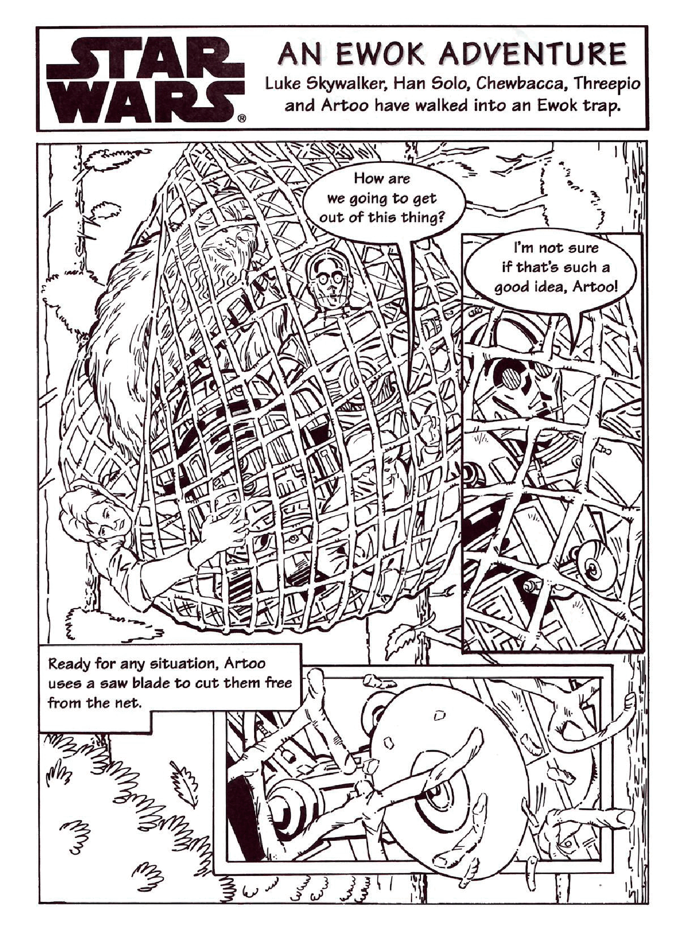 Star Wars - An Ewok Adventure (Golden Books) (1999) (stefcuk).pdf,第2页预览