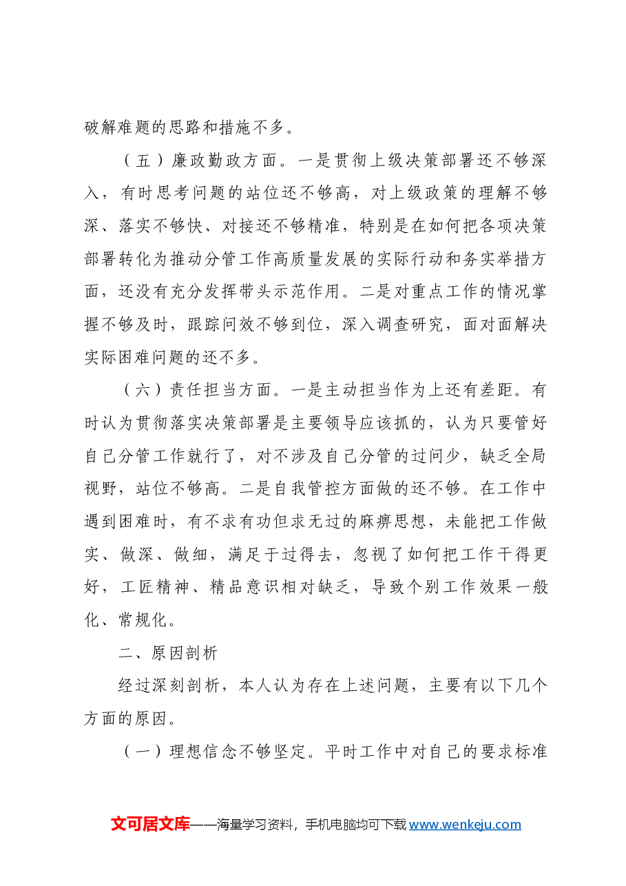 XX-个人党性分析报告.docx，第3页预览