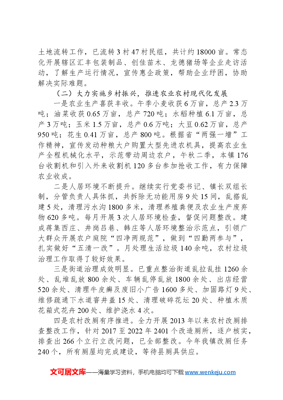 2024年蒋集镇政府工作报告.docx,第2页预览