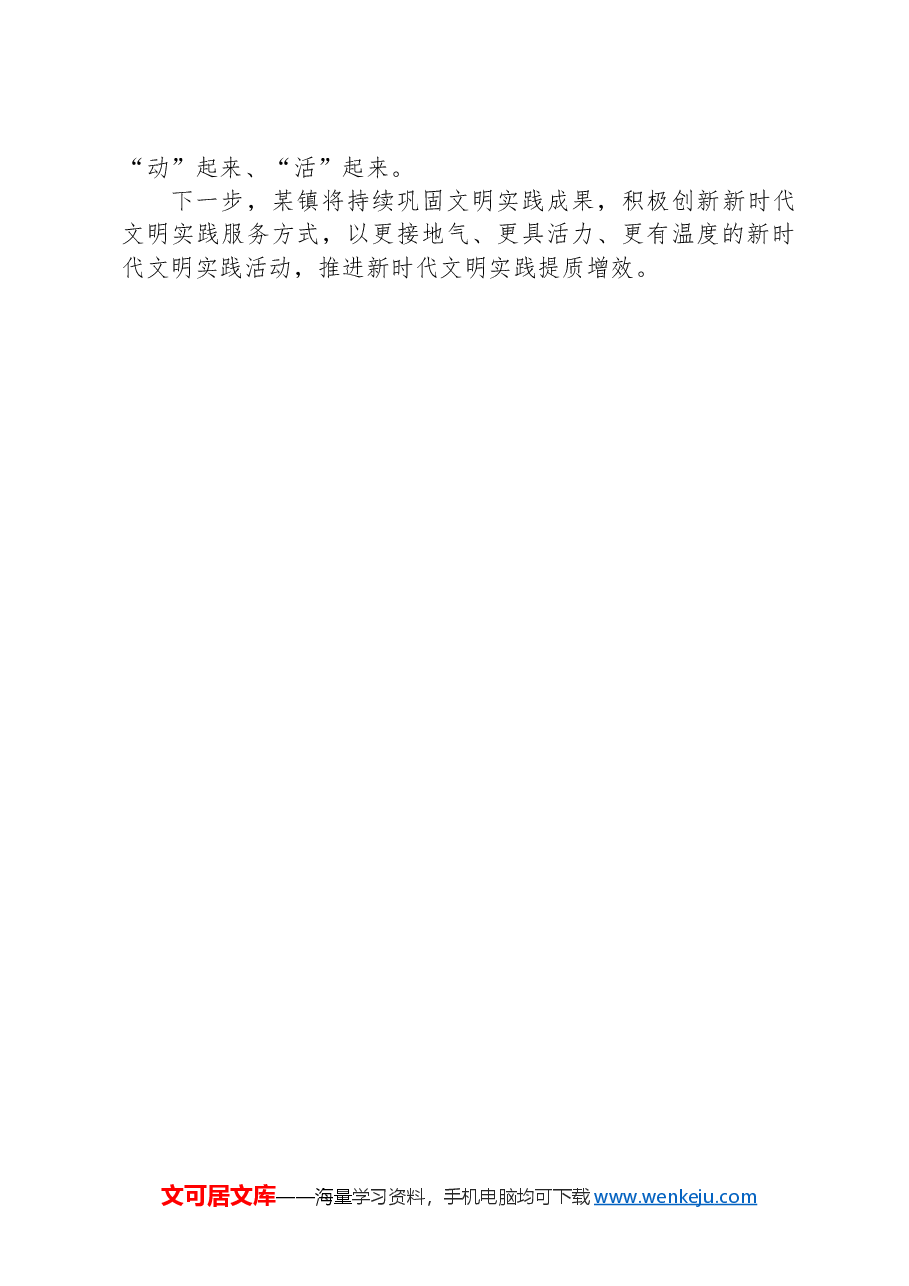 在新时代文明实践所站建设流动现场会上的发言.docx,第3页预览