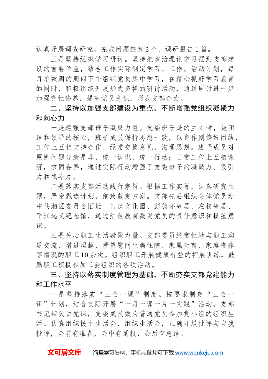 党支部换届工作总结报告.docx,第2页预览