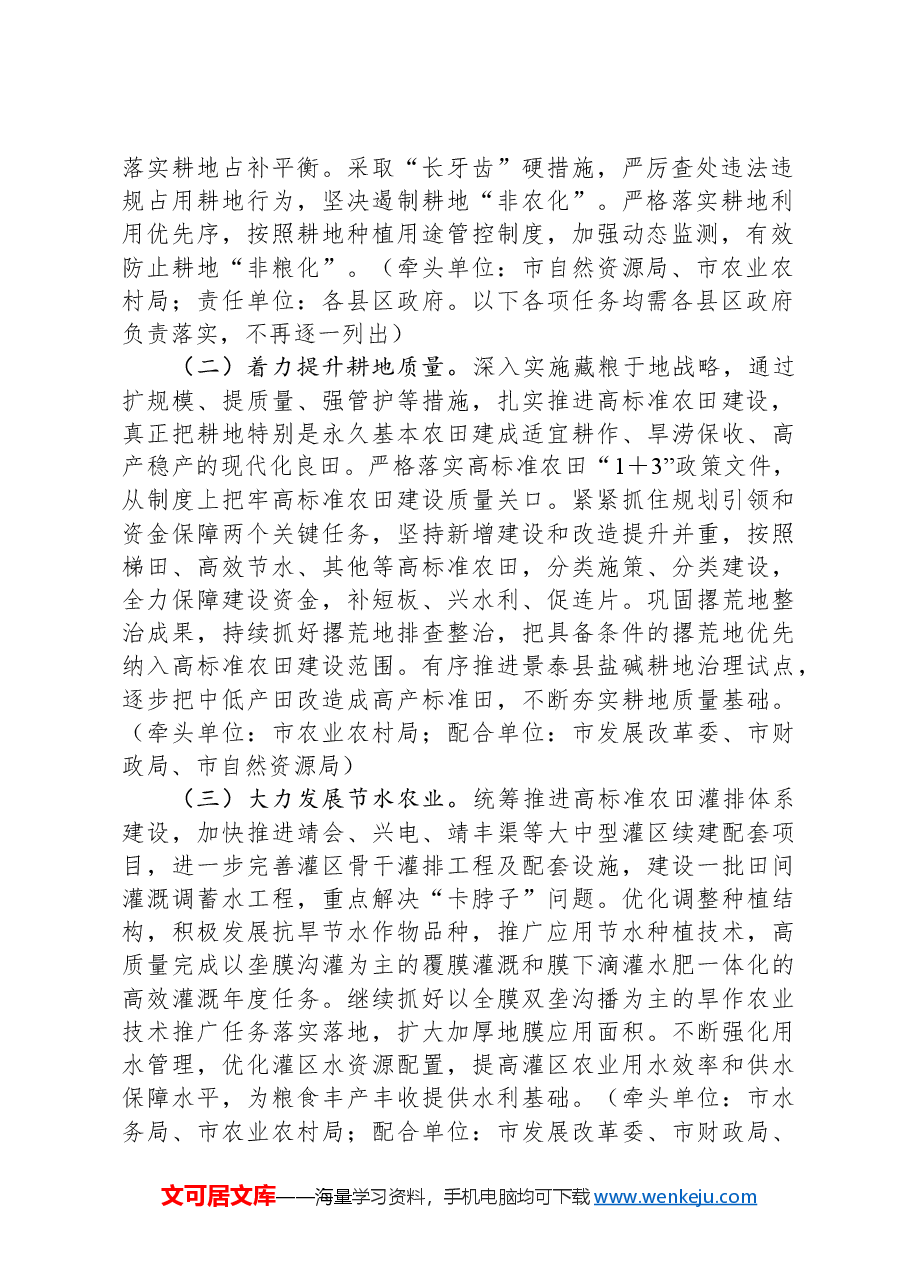 2024年全市稳定粮食生产行动方案.docx，第2页预览