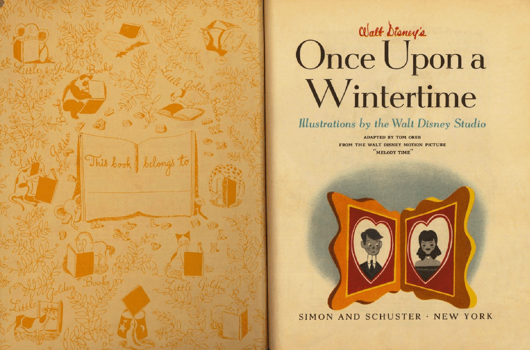 英文绘本:Little Golden Book D012 - Walt Disney's Once Upon A Wintertime (1948).pdf,第2页预览