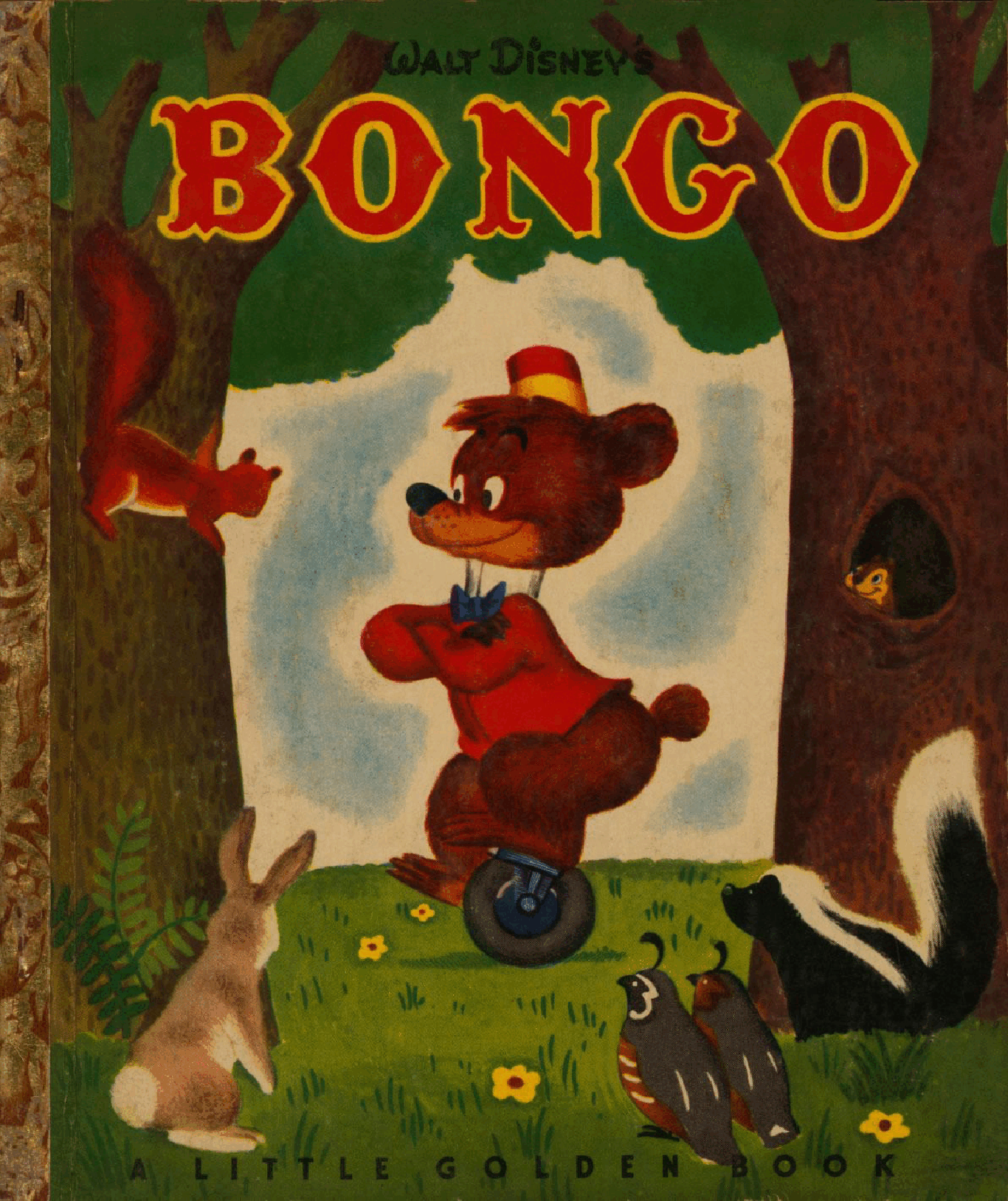 英文绘本:Little Golden Book D009 - Walt Disney's Bongo (1948) .pdf,第1页预览