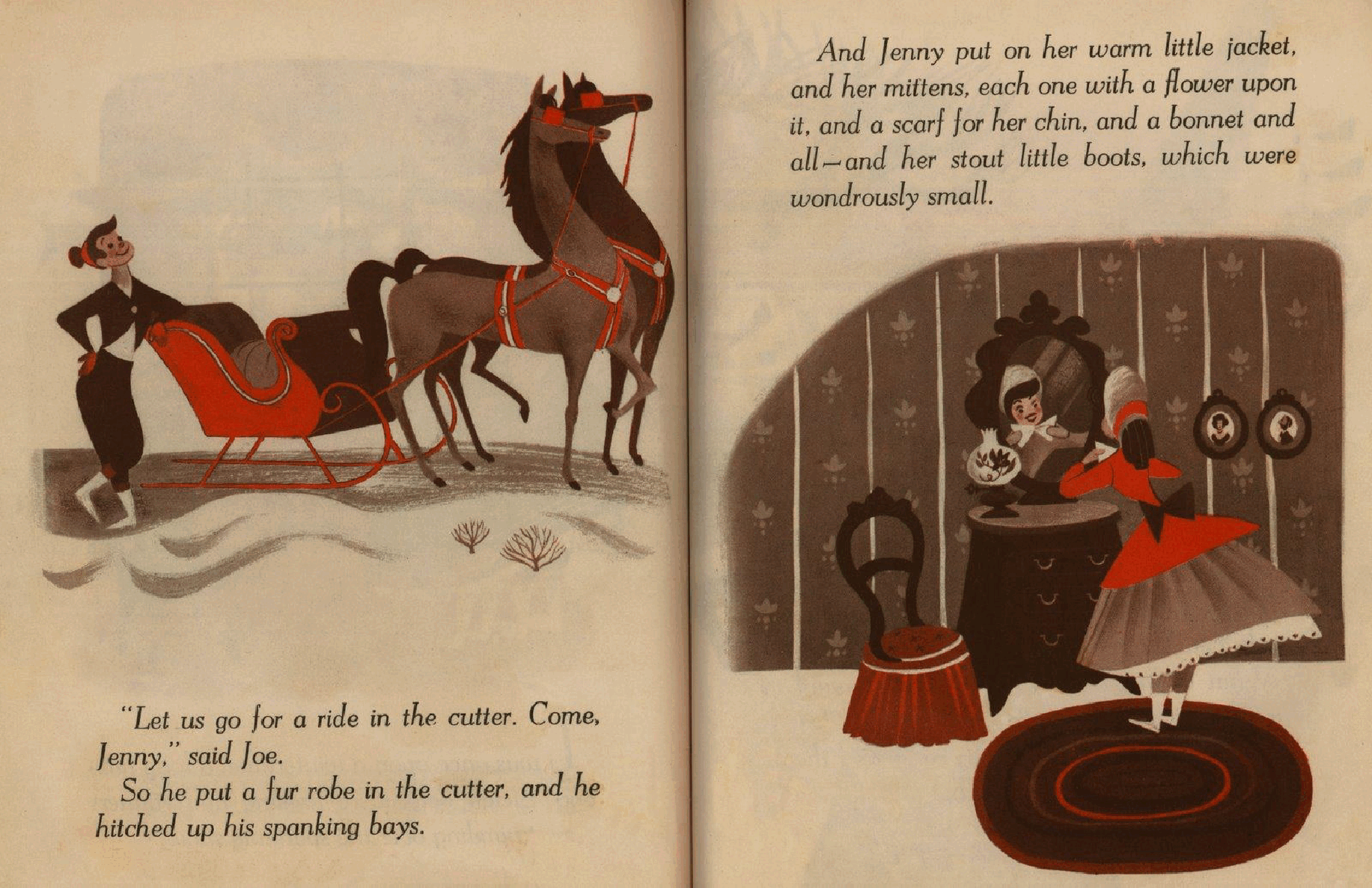 英文绘本:Little Golden Book D012 - Walt Disney's Once Upon A Wintertime (1948).pdf,第4页预览