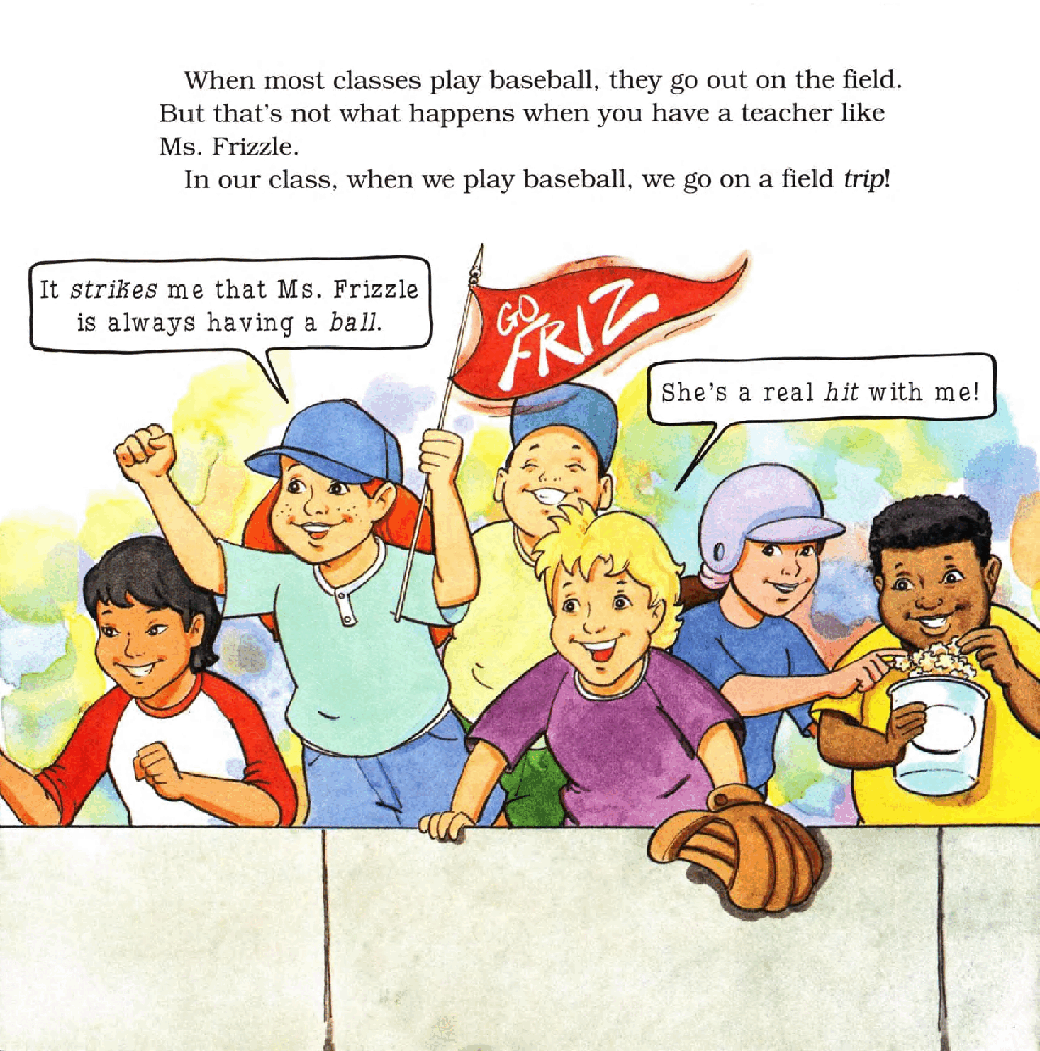 英文绘本:Magic School Bus Plays Ball-4brain.pdf,第4页预览