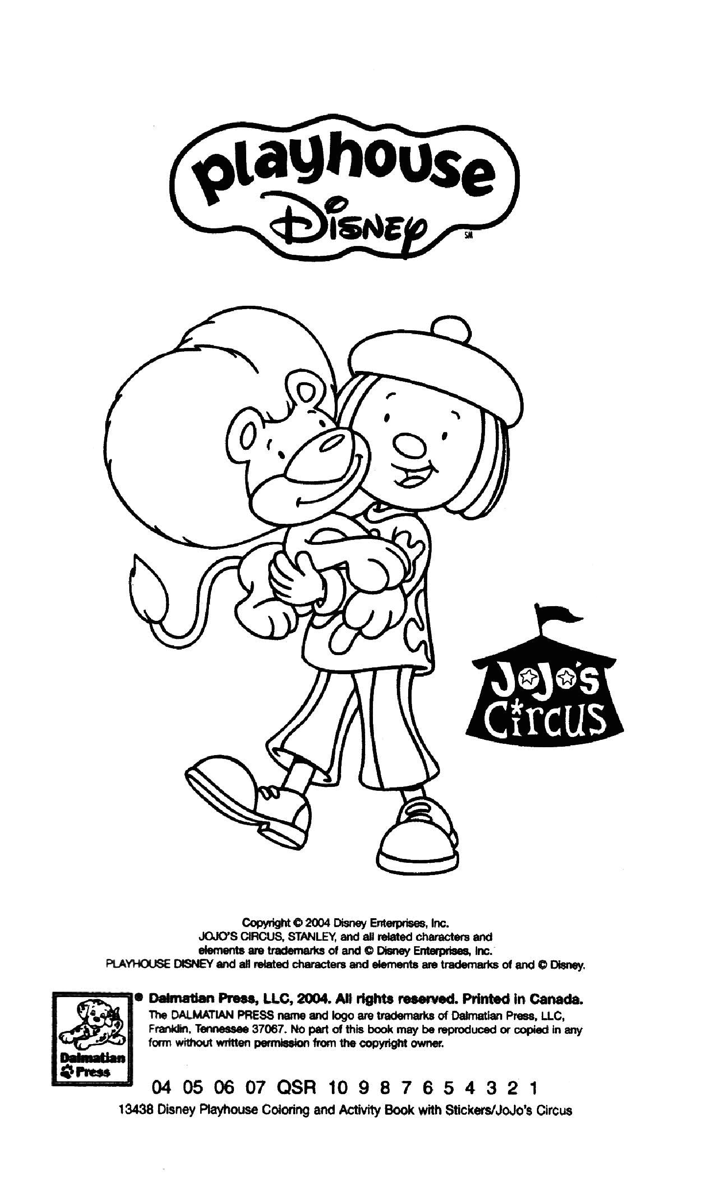 英文绘本:Playhouse Disney - Jojo's Circus.pdf,第3页预览