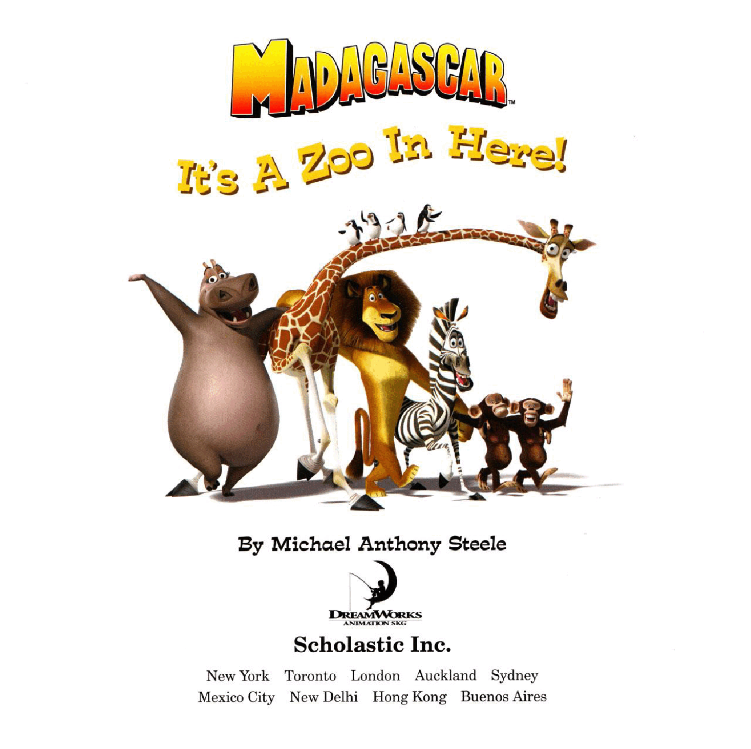 英文绘本：Madagascar - It's a Zoo in Here.pdf，第3页预览