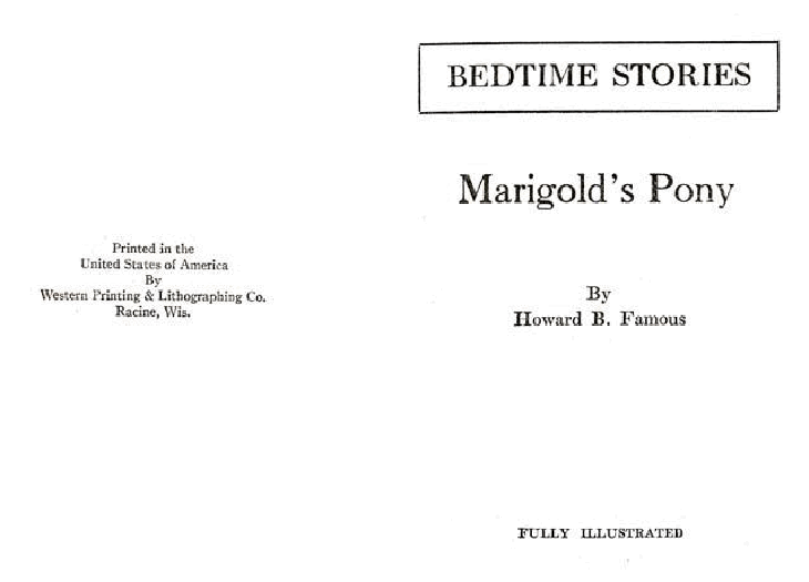英文绘本:Marigold's Pony (Western) (c1923) .pdf,第3页预览
