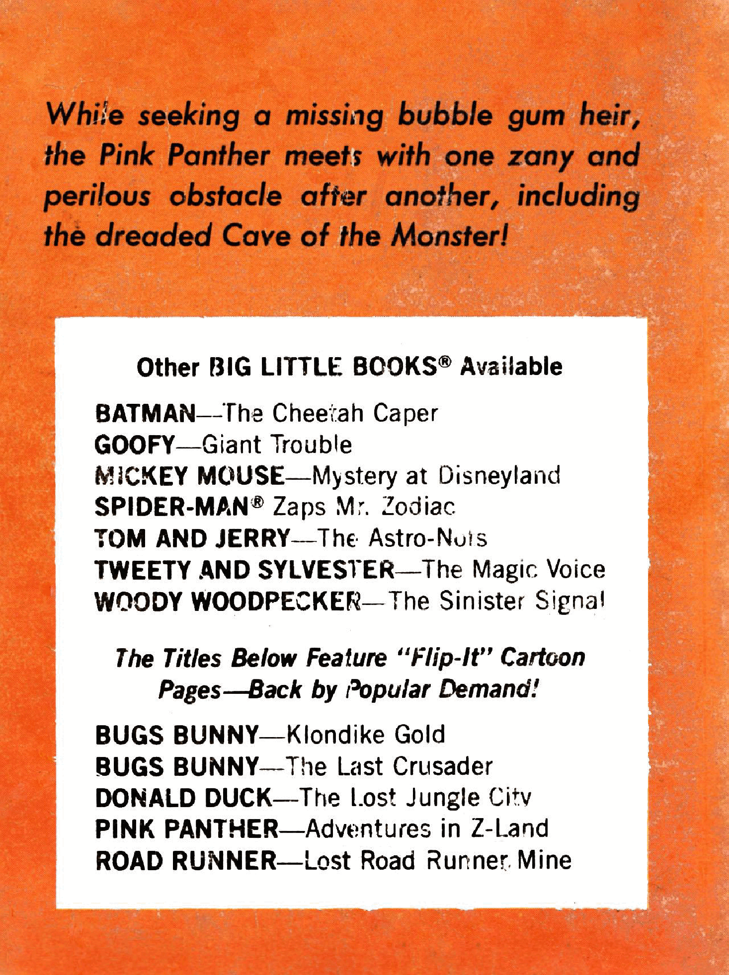 英文绘本:Pink Panther - Adventures in Z-Land(1976).pdf,第2页预览