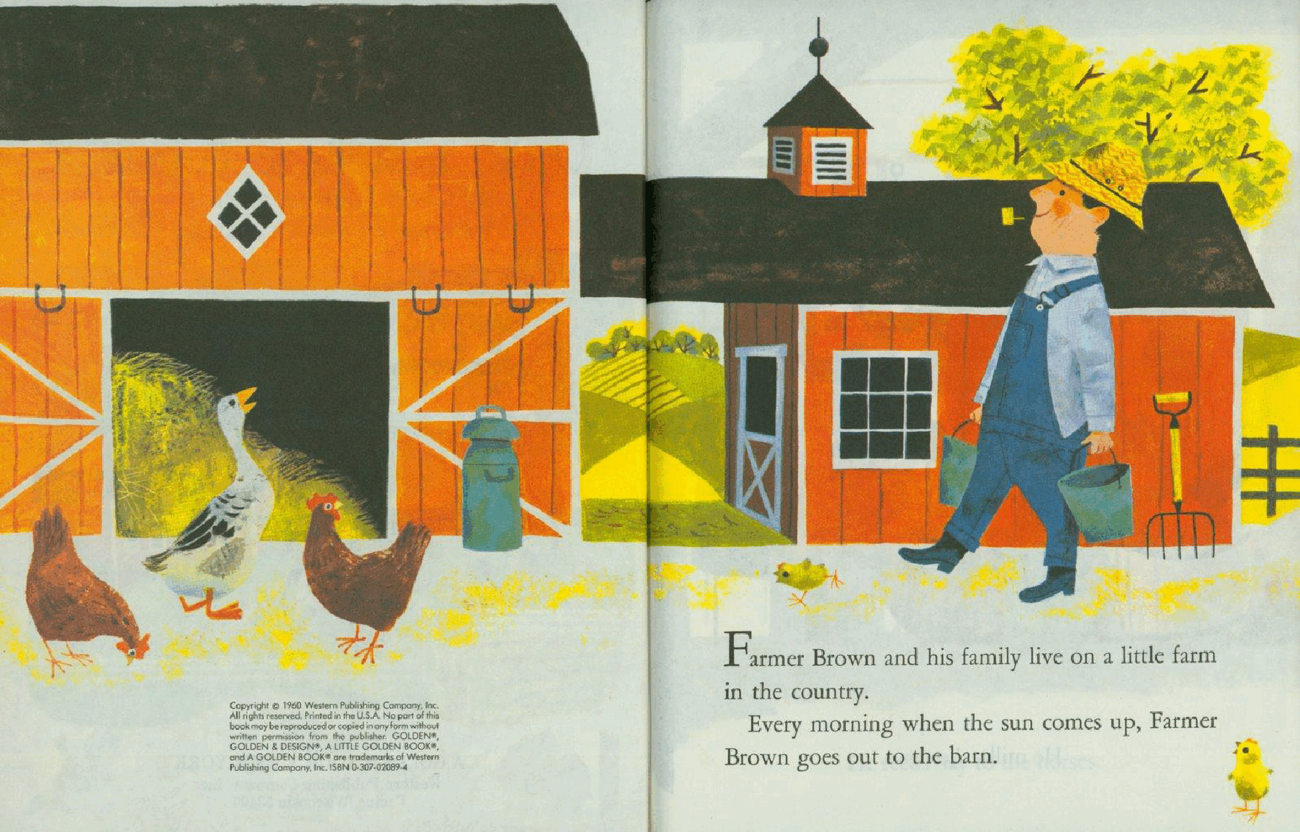 英文绘本:Little Golden Book NN - A Day on the Farm (1960) (goldengems).pdf,第3页预览