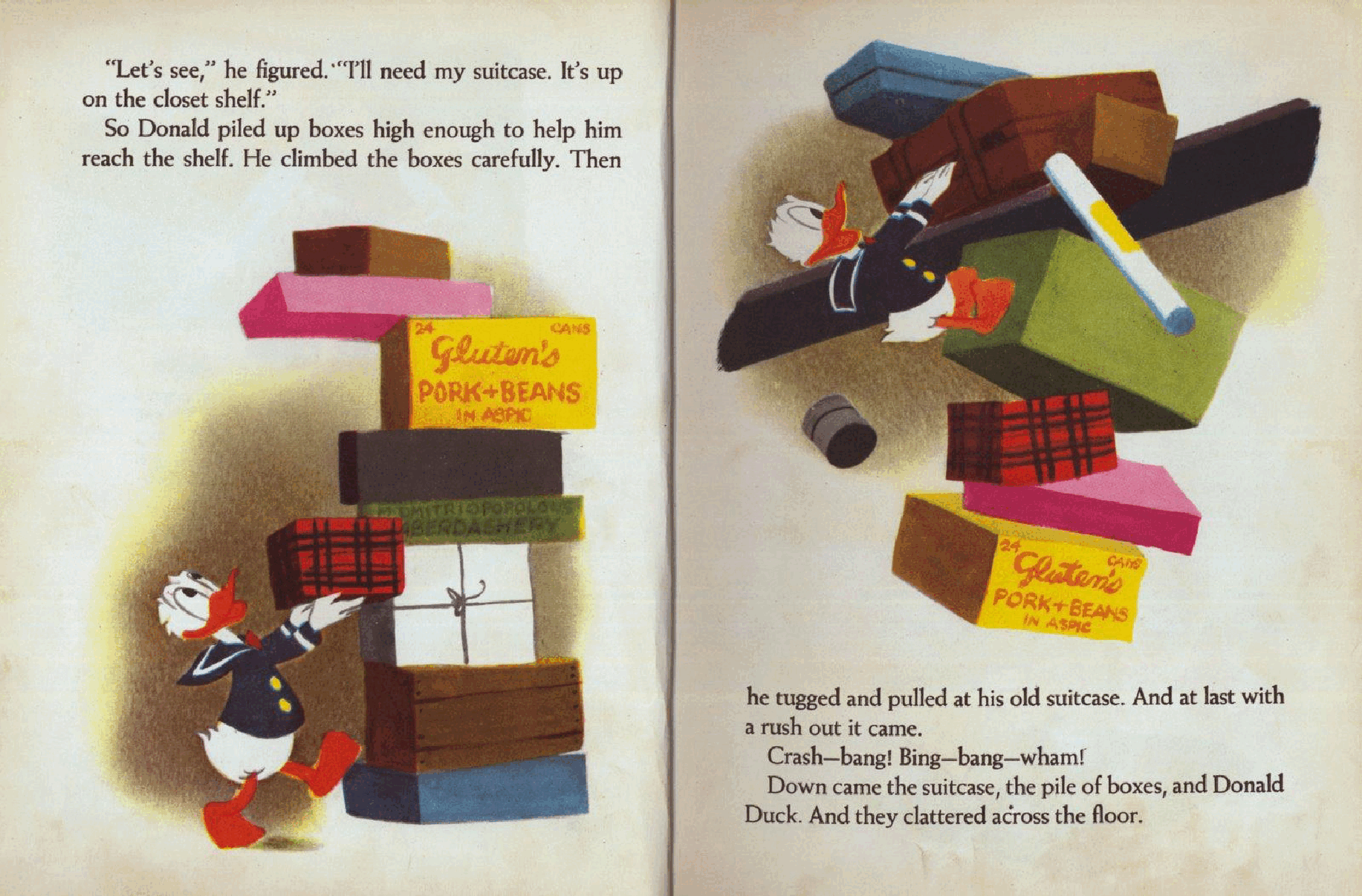 英文绘本:Little Golden Book #D014 - Walt Disney's Donald Duck's Adventure (1950).pdf,第4页预览
