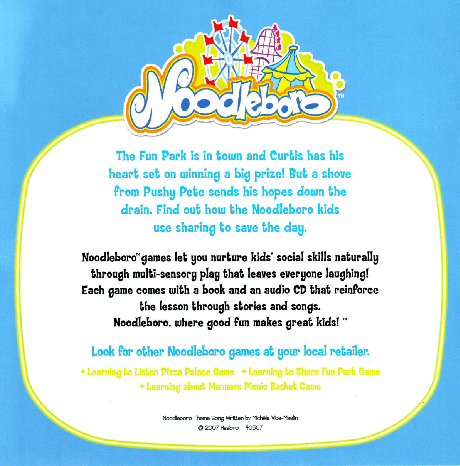 英文绘本:Noodleboro - Winner Shares All.pdf,第2页预览