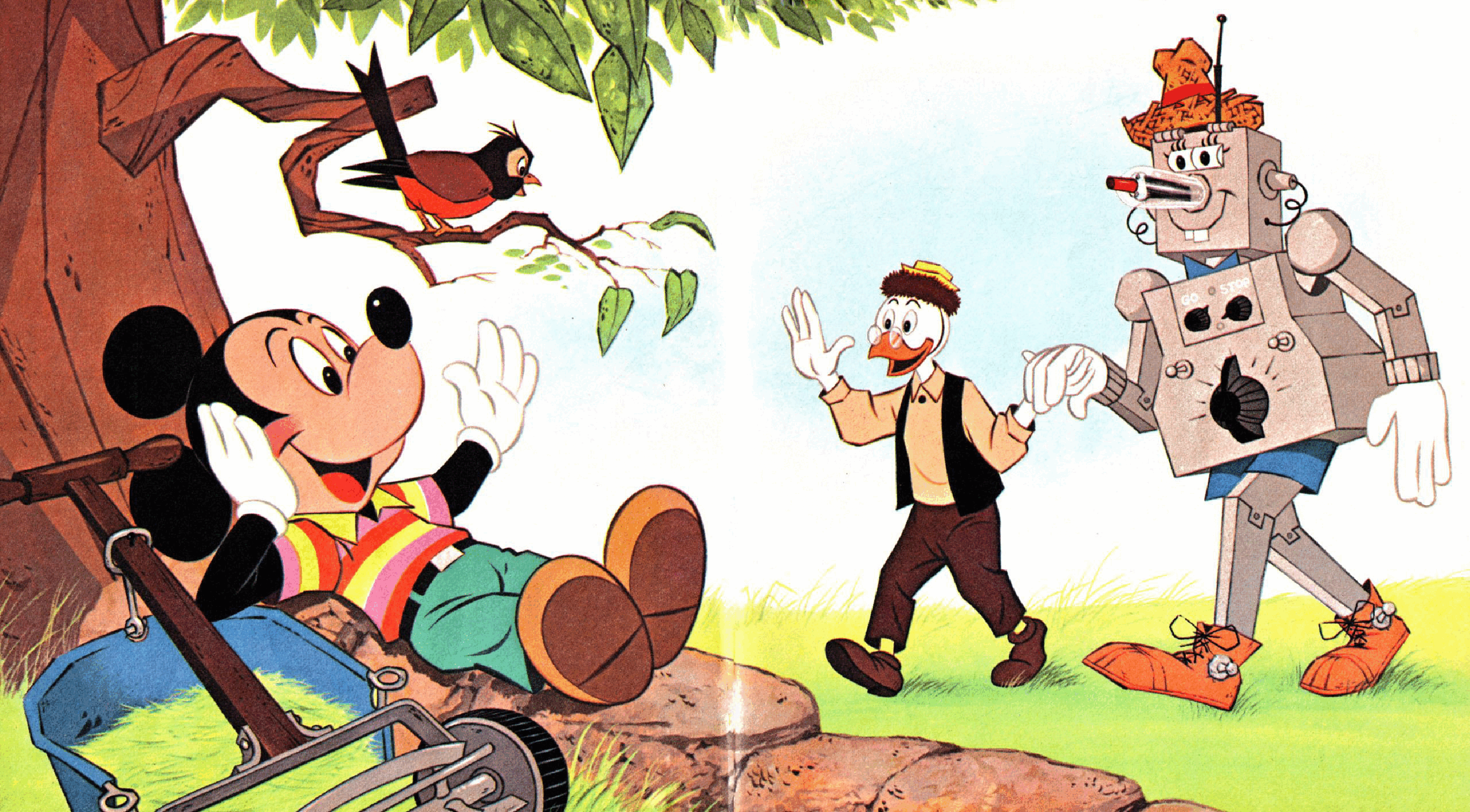 英文绘本：Mickey Mouse and the Really Neat Robot.pdf，第2页预览
