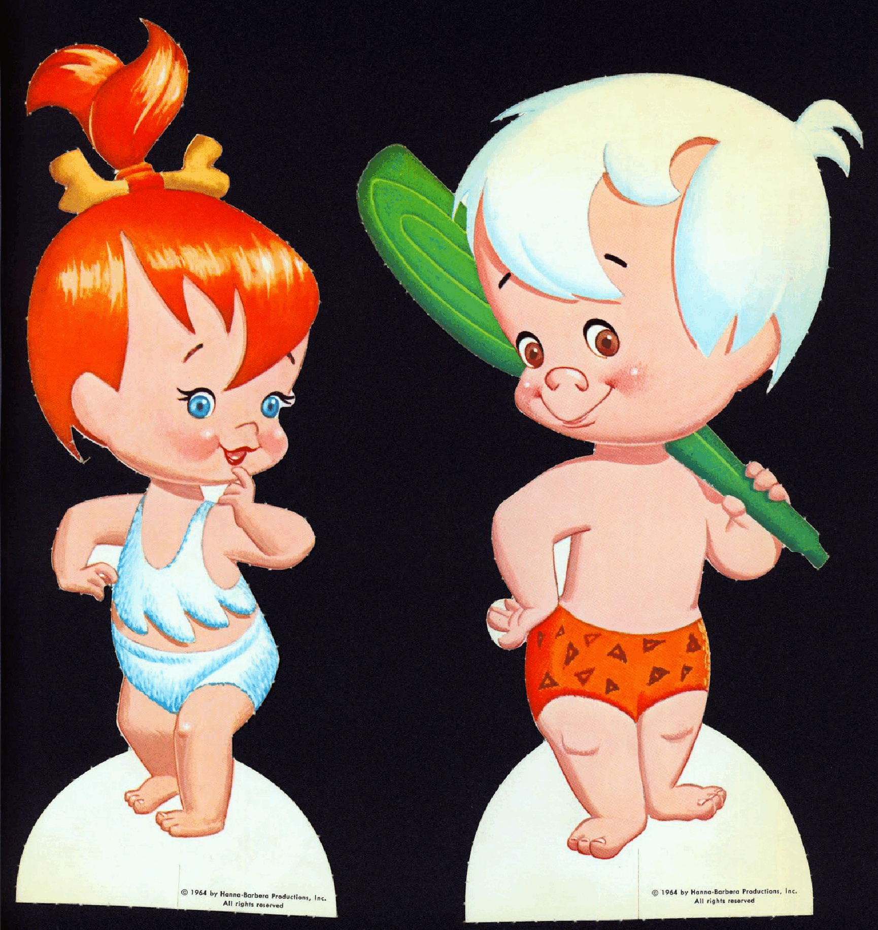 英文绘本:Pebbles and Bamm-Bamm Paper Dolls.pdf,第1页预览
