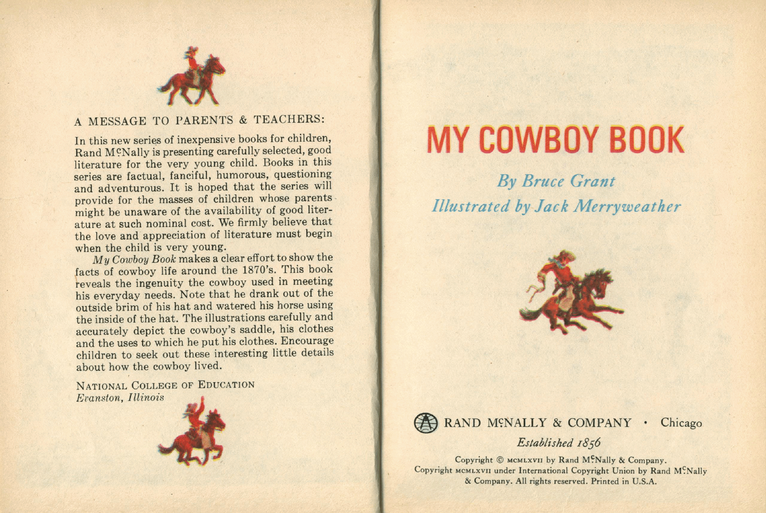 英文绘本:My Cowboy Book (Rand McNally) (Start-Right Elf Book) (circa 1980) (Slinky).pdf,第3页预览