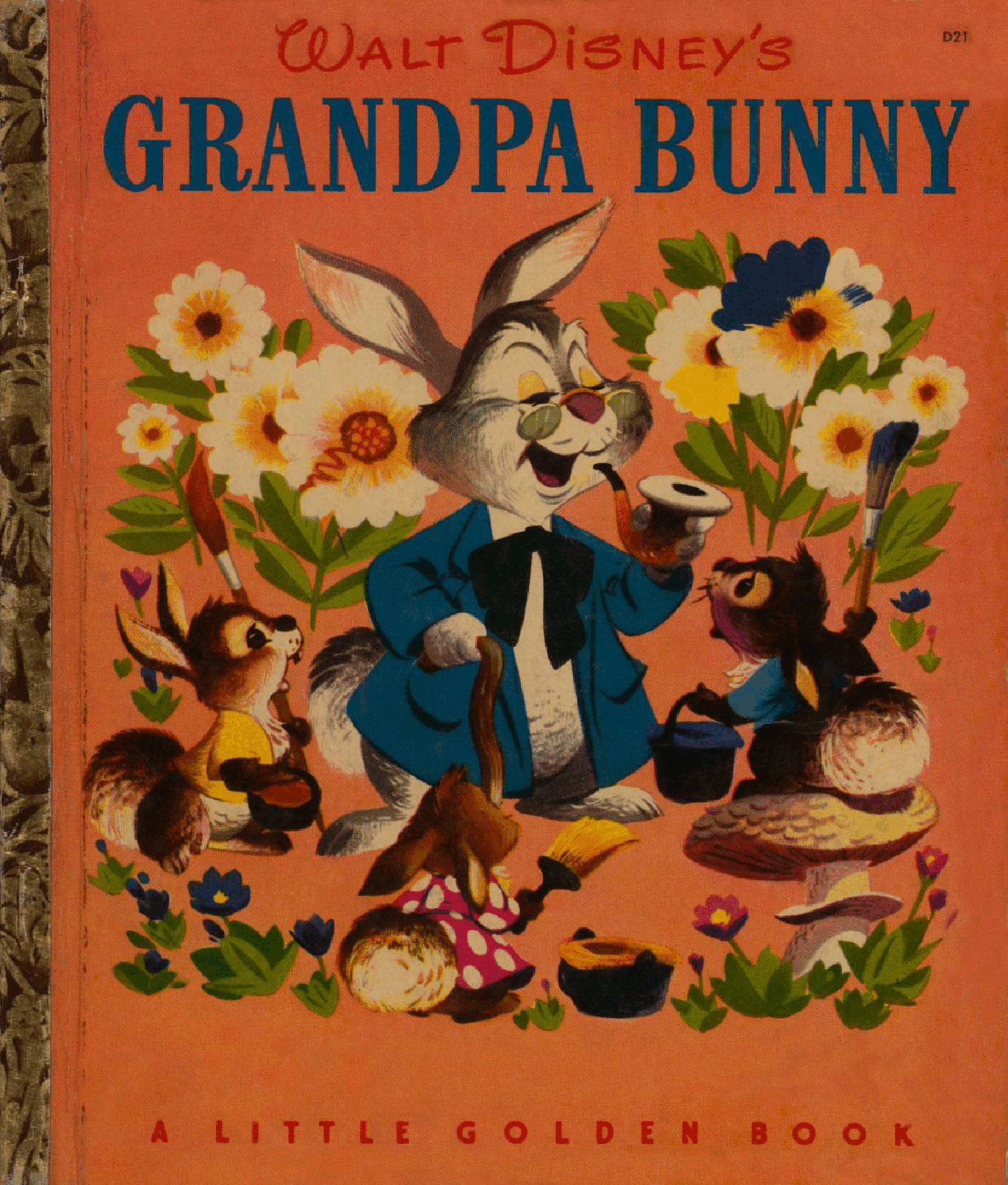 英文绘本:Little Golden Book D021 - Walt Disney's Grandpa Bunny (1951).pdf,第1页预览